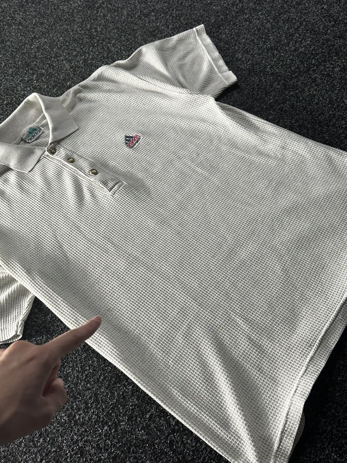 Adidas × Vintage VINTAGE 90s ADIDAS EQUIPMENT POLO WITH LOGO LIKE WEST GERMAN Size US XL / EU 56 / 4 - 6 Thumbnail