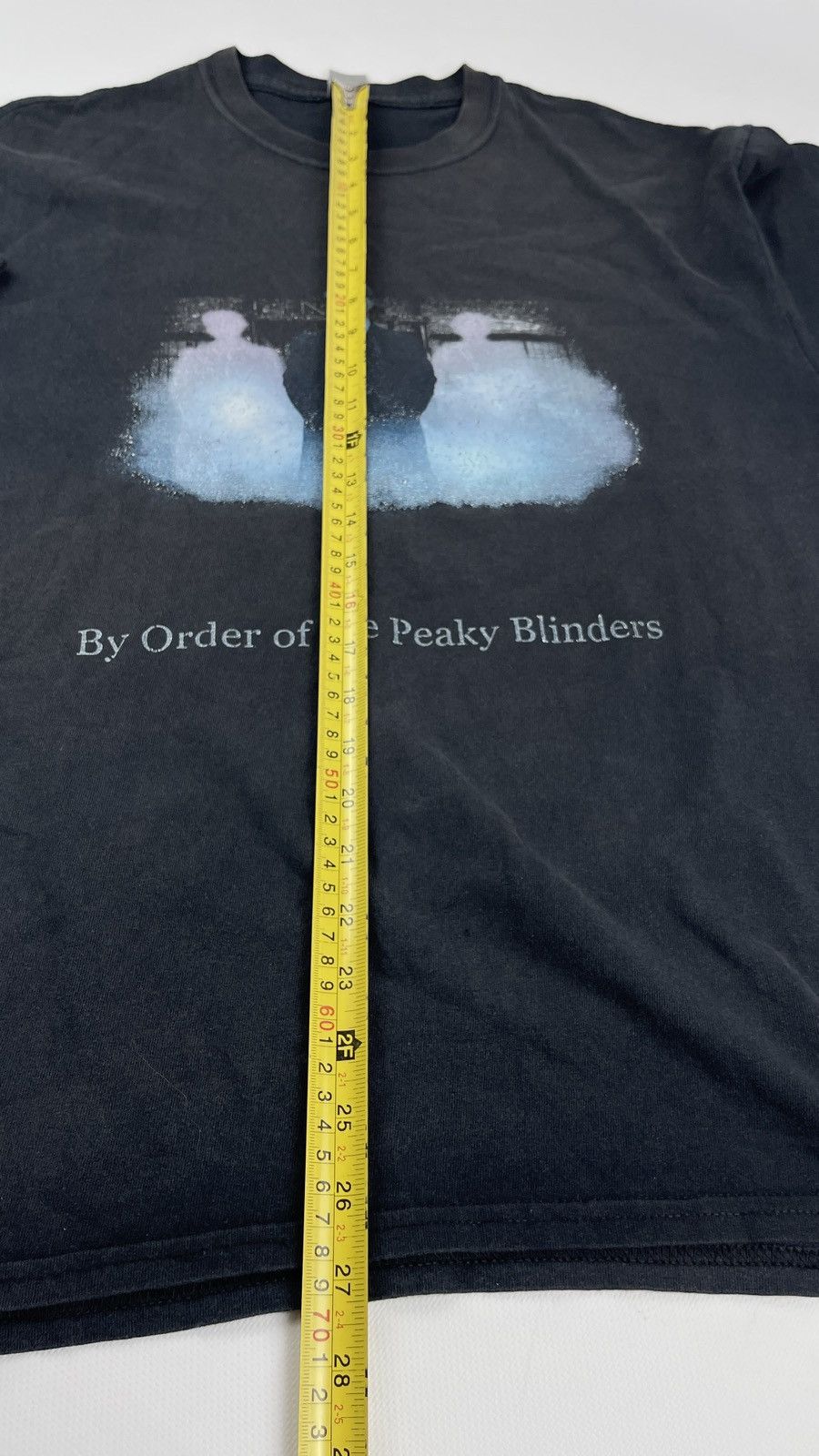 Vintage Peaky Blinders Faded Black Box Fit T shirt Size US L / EU 52-54 / 3 - 11 Thumbnail