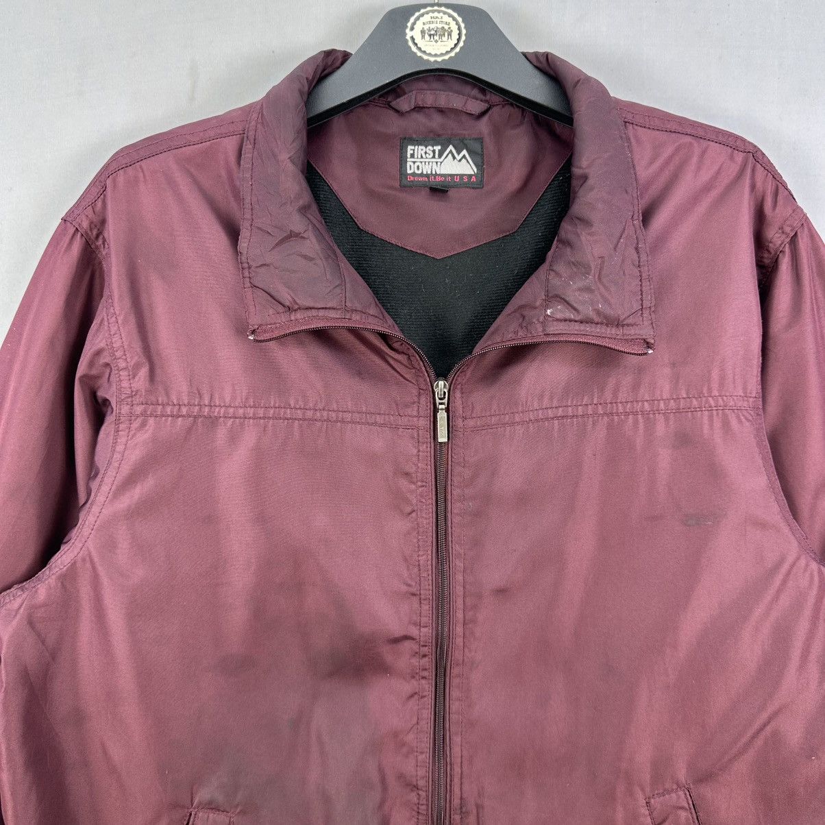 Japanese Brand Vintage 90's First Down America Outdoor Brand Zipper Jacket Size US M / EU 48-50 / 2 - 7 Thumbnail