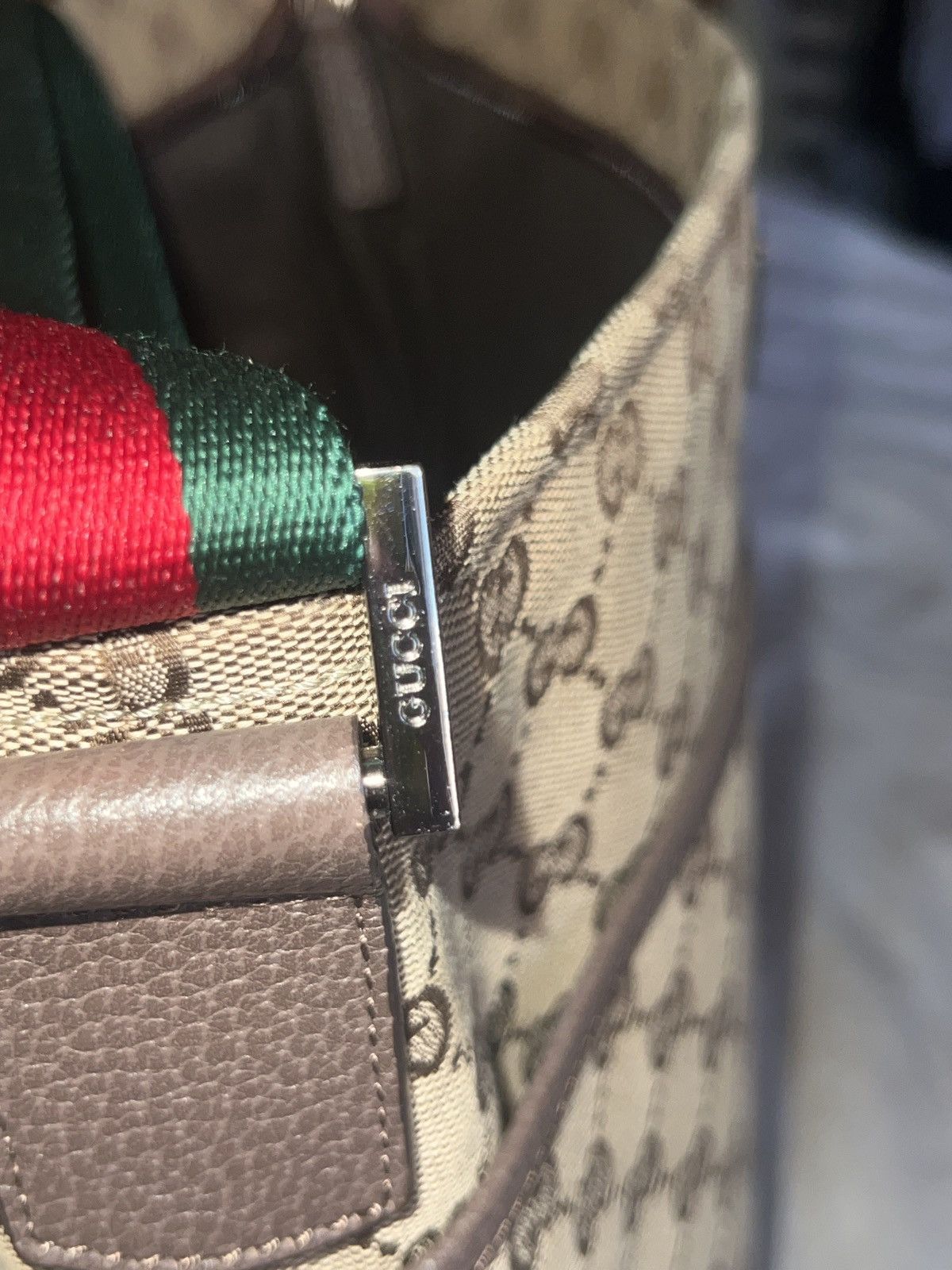 Gucci The Web Monochrome Crossbody Bag - Unisex Size ONE SIZE - 8 Thumbnail