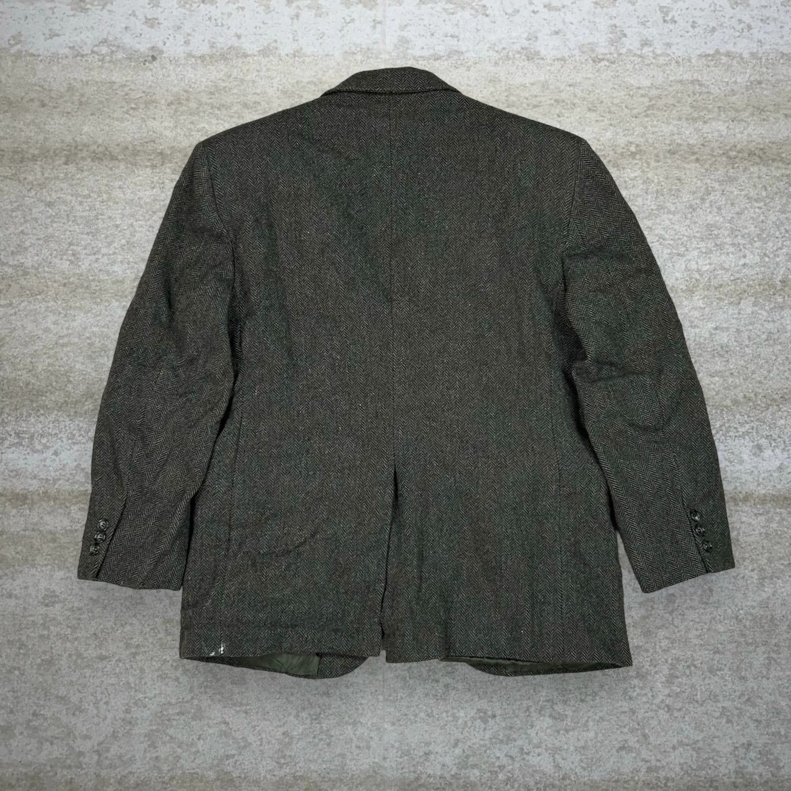 Vintage Vintage 90s Wool Suit Jacket Mens M Military Green Button Up Size US M / EU 48-50 / 2 - 2 Thumbnail
