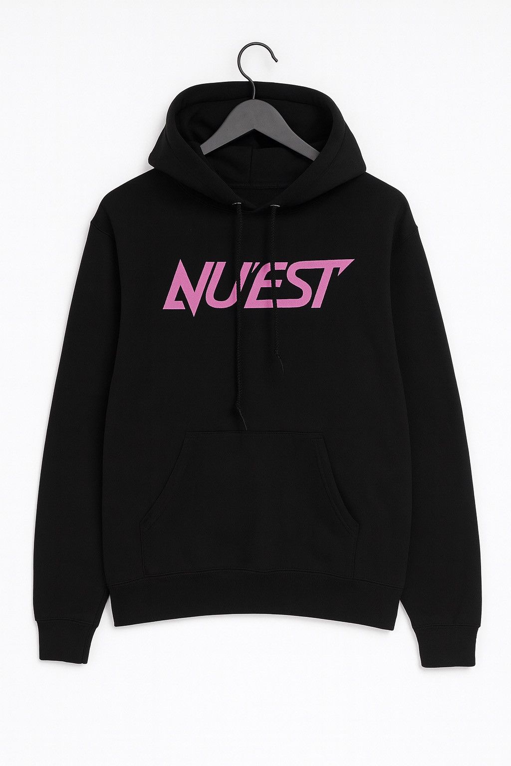 Vintage NU’EST K-Pop Black Hoodie – Jerzees NuBlend Unisex Pullover Size US M / EU 48-50 / 2 - 1 Thumbnail