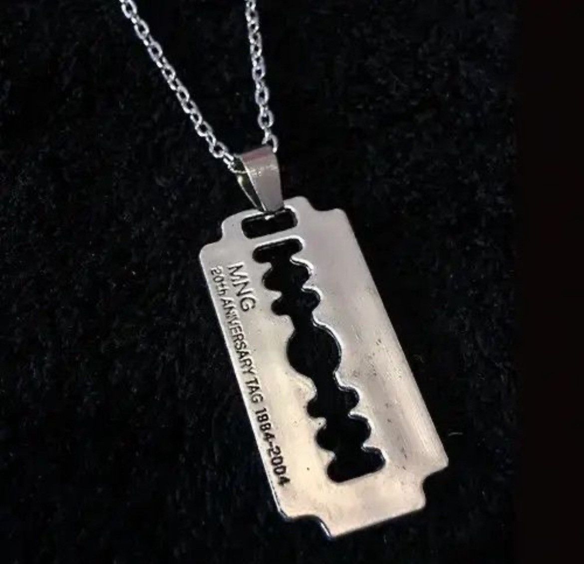 Jewelry Razor Blade Pendant Necklace Size ONE SIZE - 1 Thumbnail