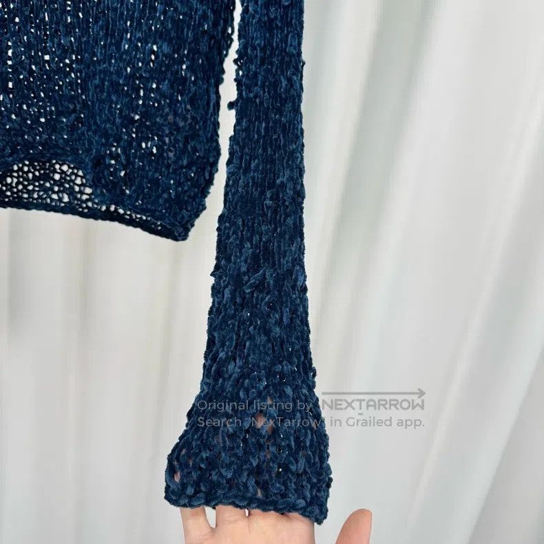 Acne Studios Acne Studios Velvet Knit Sweater Size XXS / US 00 / IT 34 - 4 Thumbnail