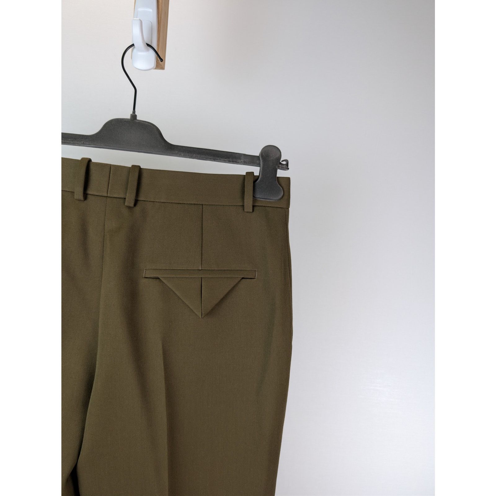 Bottega Veneta o1rshd1 Sartorial Grain de Poudre Trousers in Liana Size US 32 / EU 48 - 14 Thumbnail