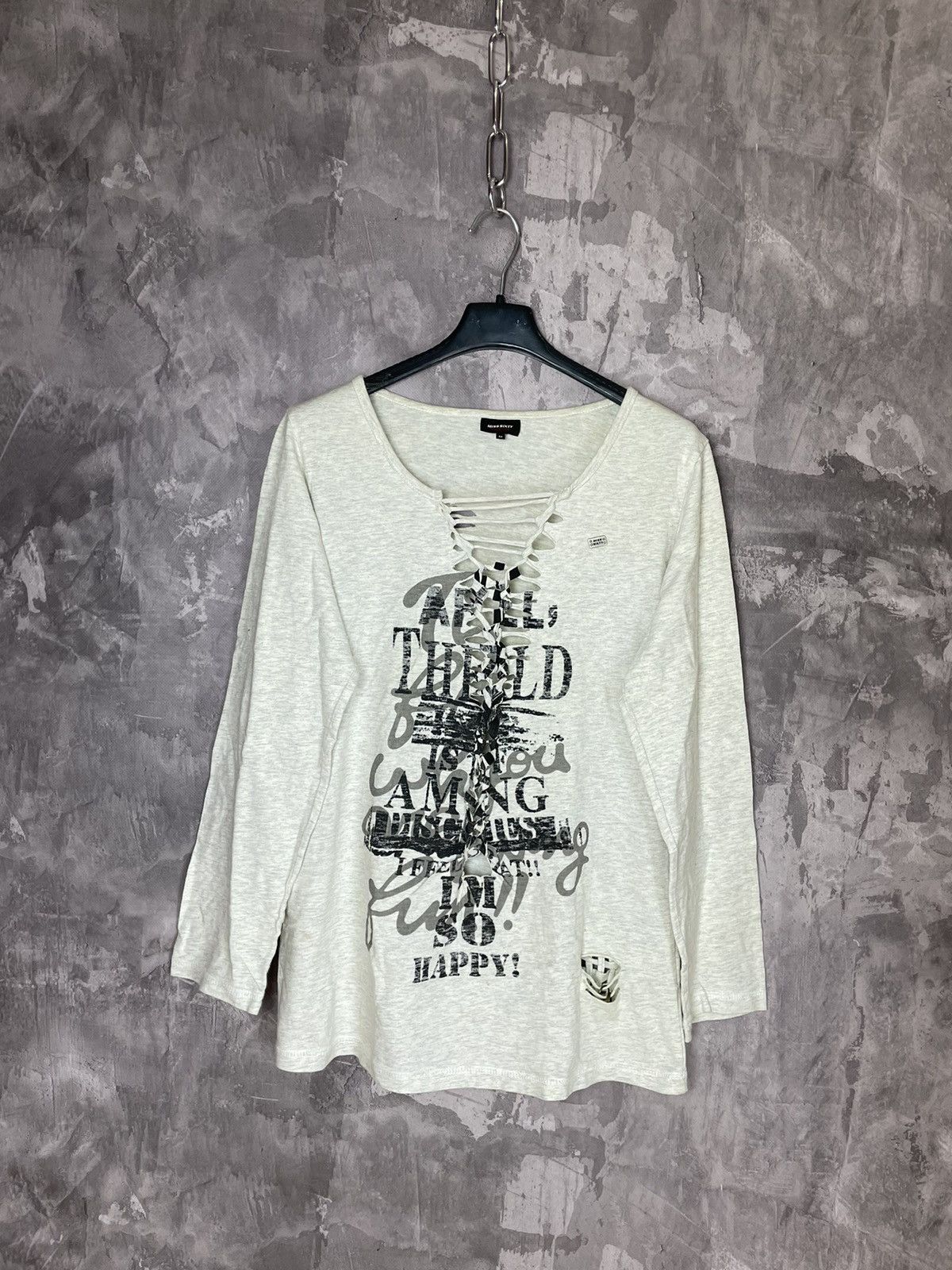 Japanese Brand × Miss Sixty 💥Y2K💥Miss Sixty longsleeve With Hysteric Glamour Design Size M / US 6-8 / IT 42-44 - 1 Thumbnail