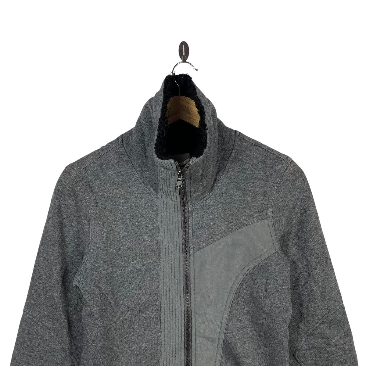 Diesel Vintage Diesel Sherpa Lined Zip Jacket Grey Size US XXS / EU 40 - 2 Thumbnail