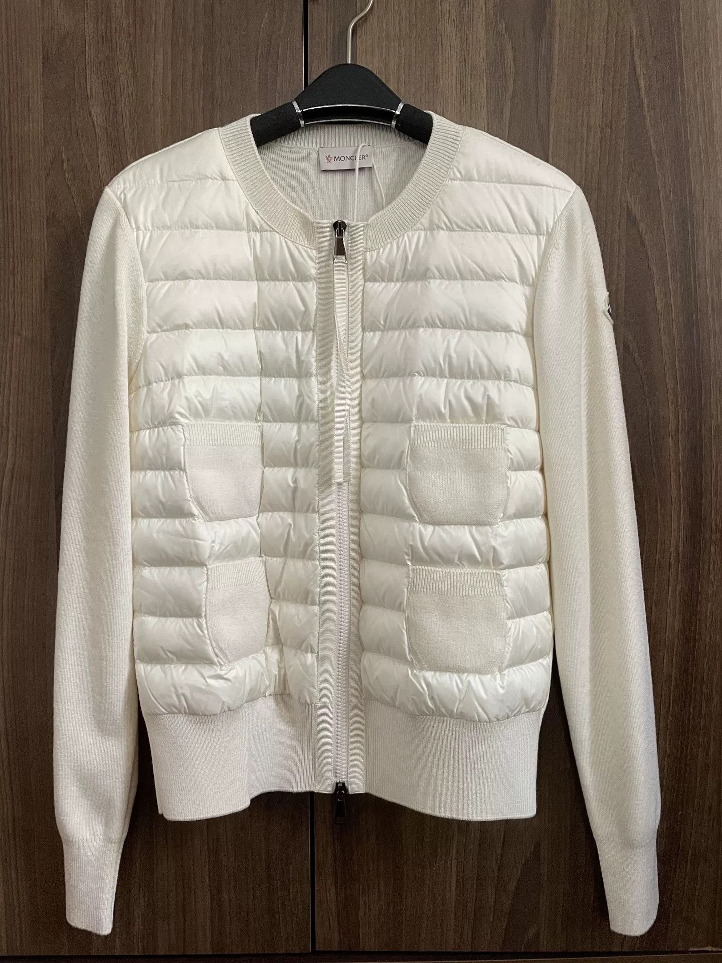 Moncler Moncler Down Jacket Beige S Size S / US 4 / IT 40 - 1 Thumbnail