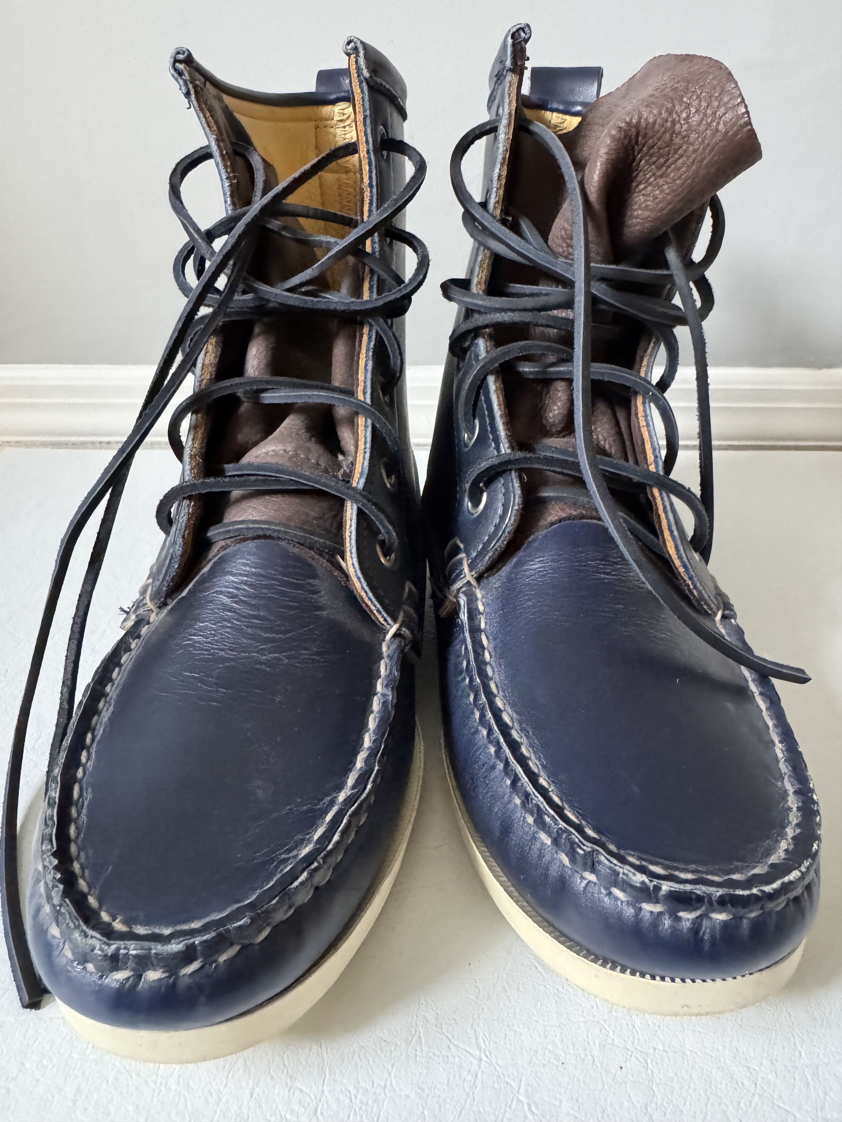 Quoddy Navy Boots Size US 8 / EU 41 - 2 Thumbnail