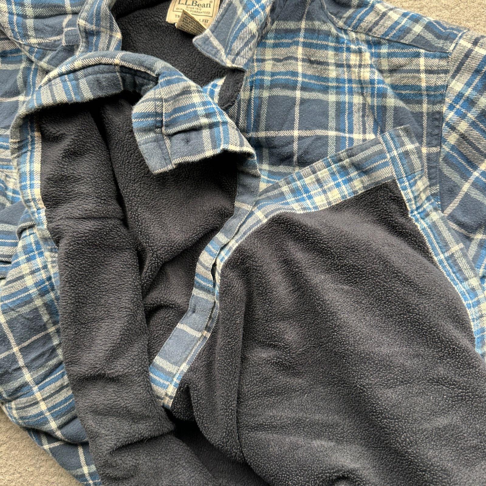L.L. Bean LL Bean Fleece Flannel Shirt Mens M Traditional Fit Plaid Size US M / EU 48-50 / 2 - 7 Thumbnail