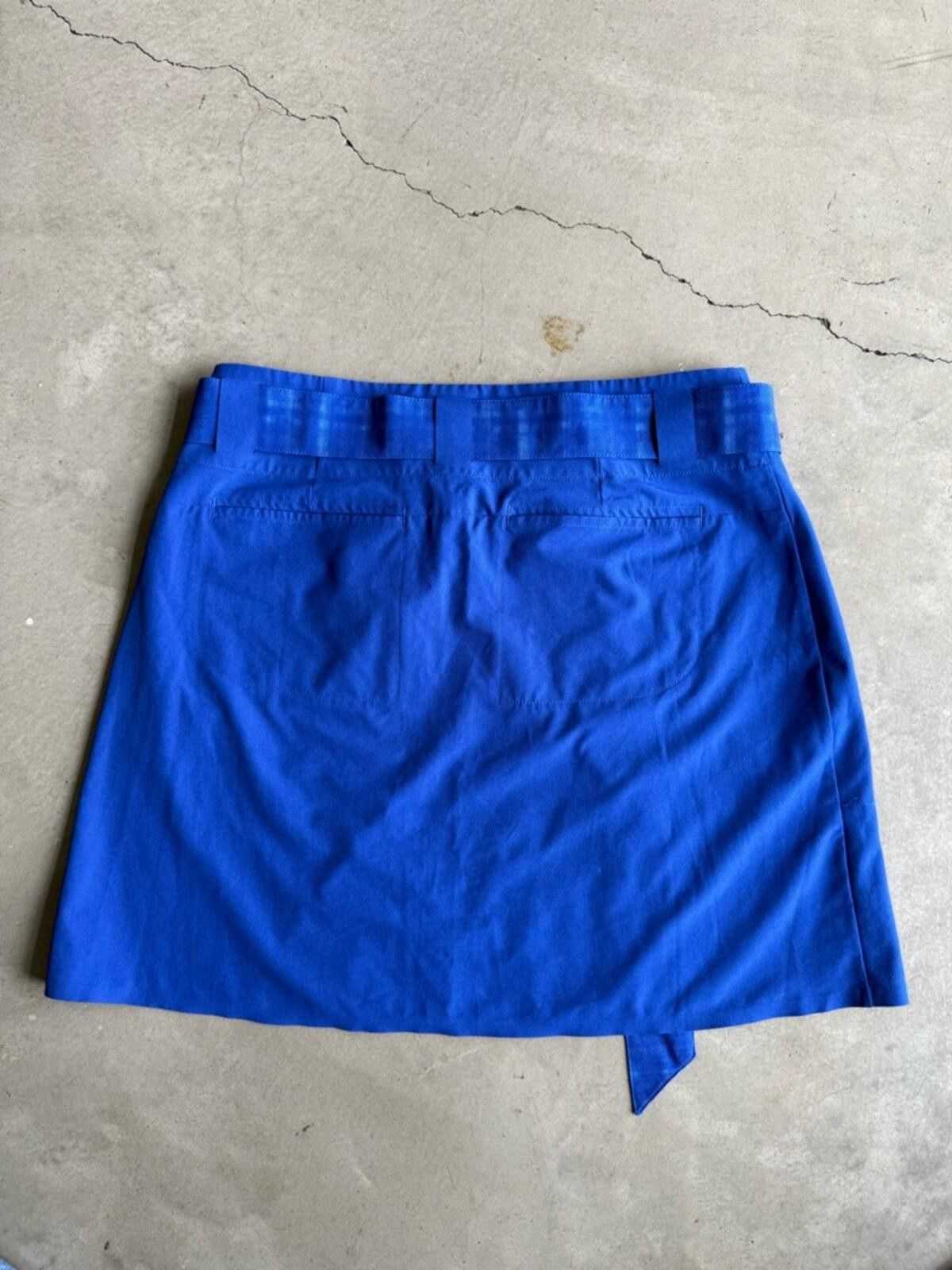 Nike Nike Golf / Dri-FIT Belted Wrap Skirt / Blue Size 27" / US 4 / IT 40 - 2 Thumbnail