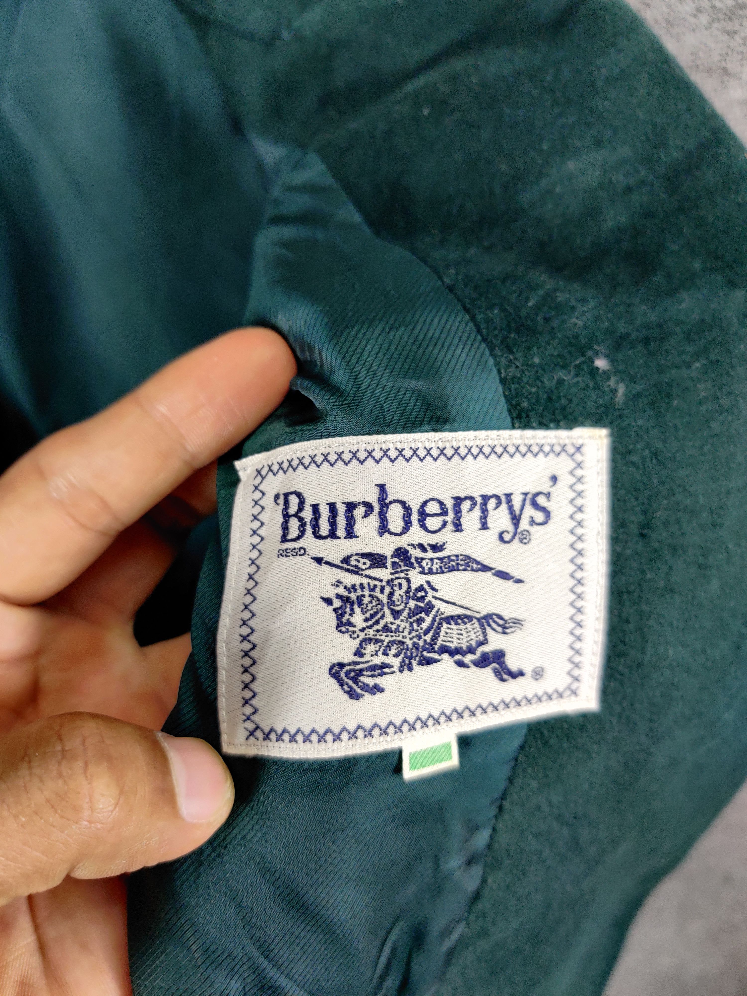 Burberry Vintage Burberrys Wool Double Breasted Blazer Jacket Size US L / EU 52-54 / 3 - 8 Thumbnail