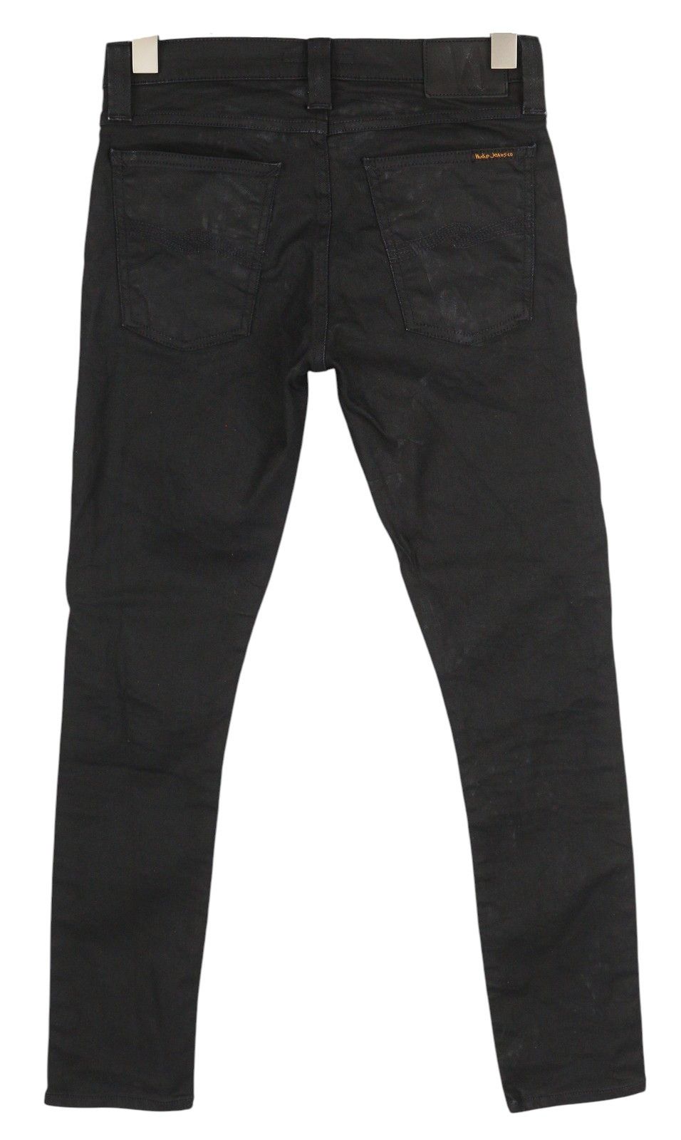 Nudie Jeans TIGHT LONG JOHN W28/L30 Throb Black Organic Coated 83638 Size US 28 / EU 44 - 2 Thumbnail