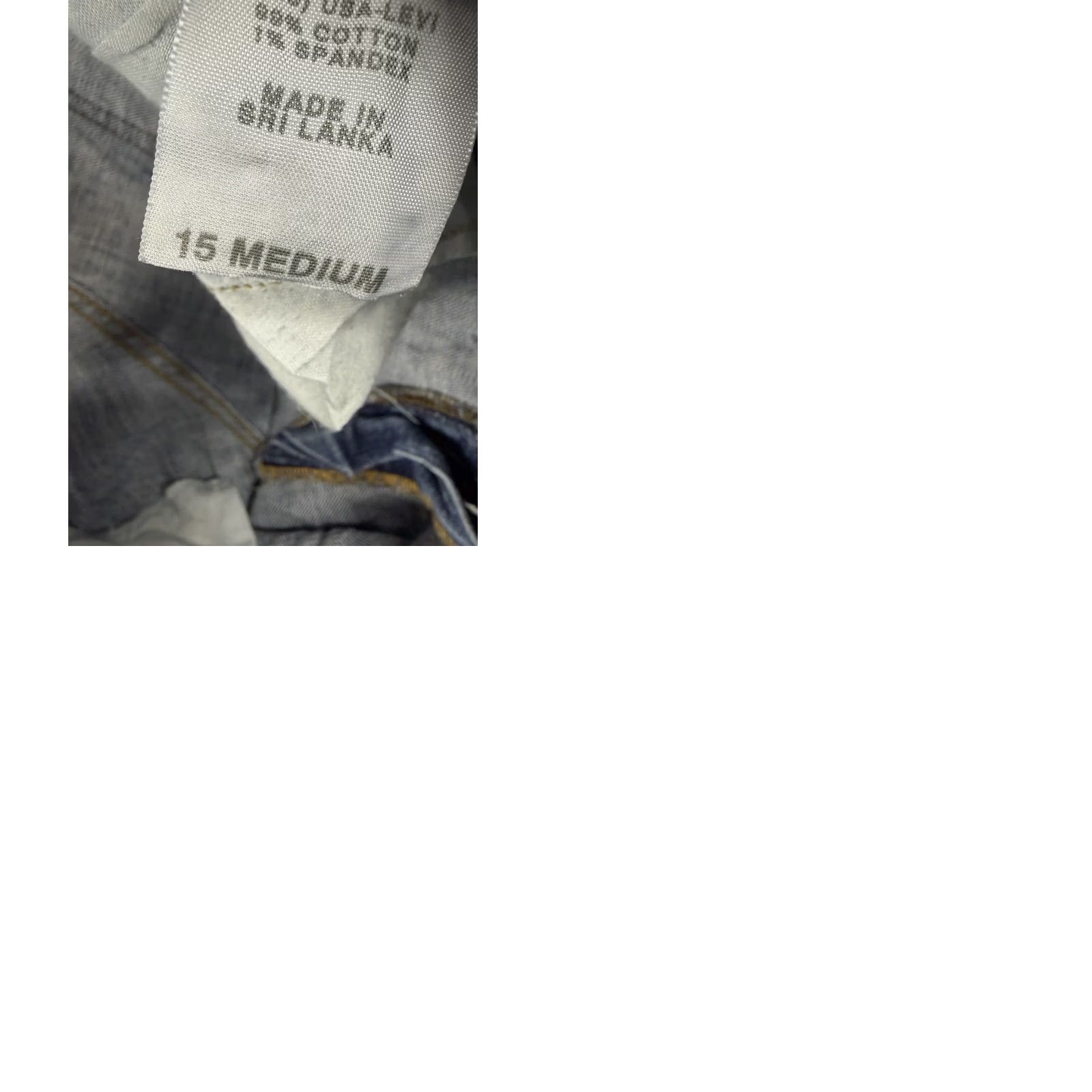 Levi's Levi's 524 Jeans Women Regular 15 M Medium Blue Denim Stretch 5-Pocket Straight Jeans 33in Inseam Medium Wash 80s 90s Size 36" / US 14 / IT 50 - 10 Thumbnail