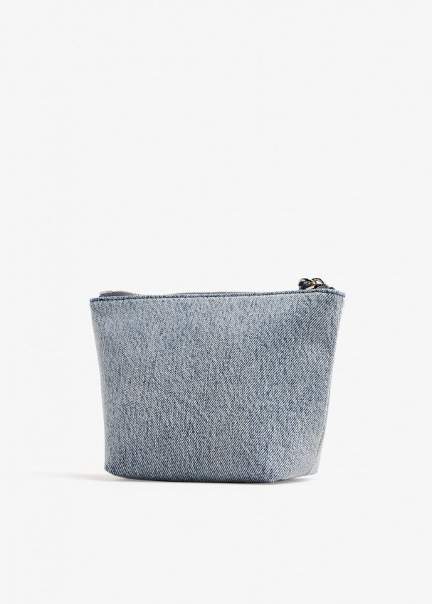Givenchy o1srvl11e0125 Size: OS / Mini Denim Pouch in Blue Size ONE SIZE - 3 Thumbnail