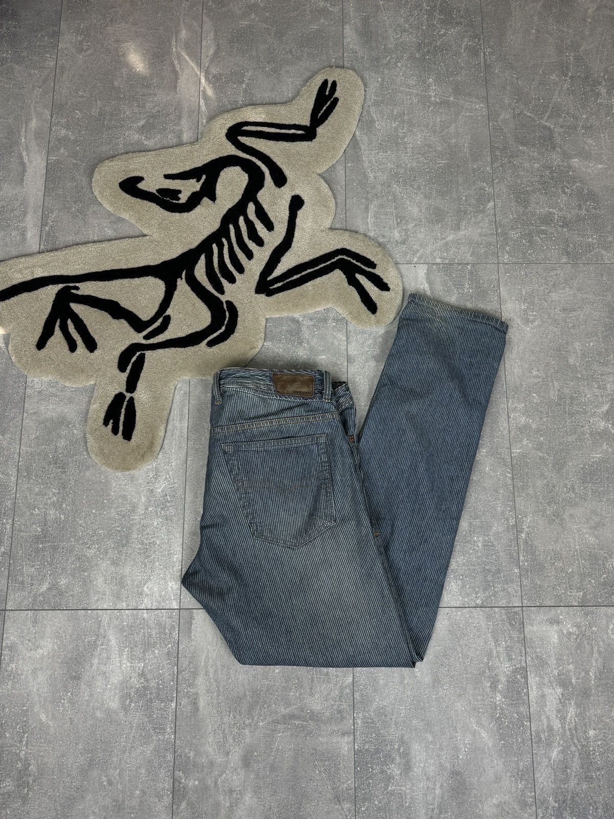 Diesel × Diesel Black Gold × Vintage Mens Vintage Diesel denim jeans luxury avant garde size 36 Size US 36 / EU 52 - 23 Thumbnail