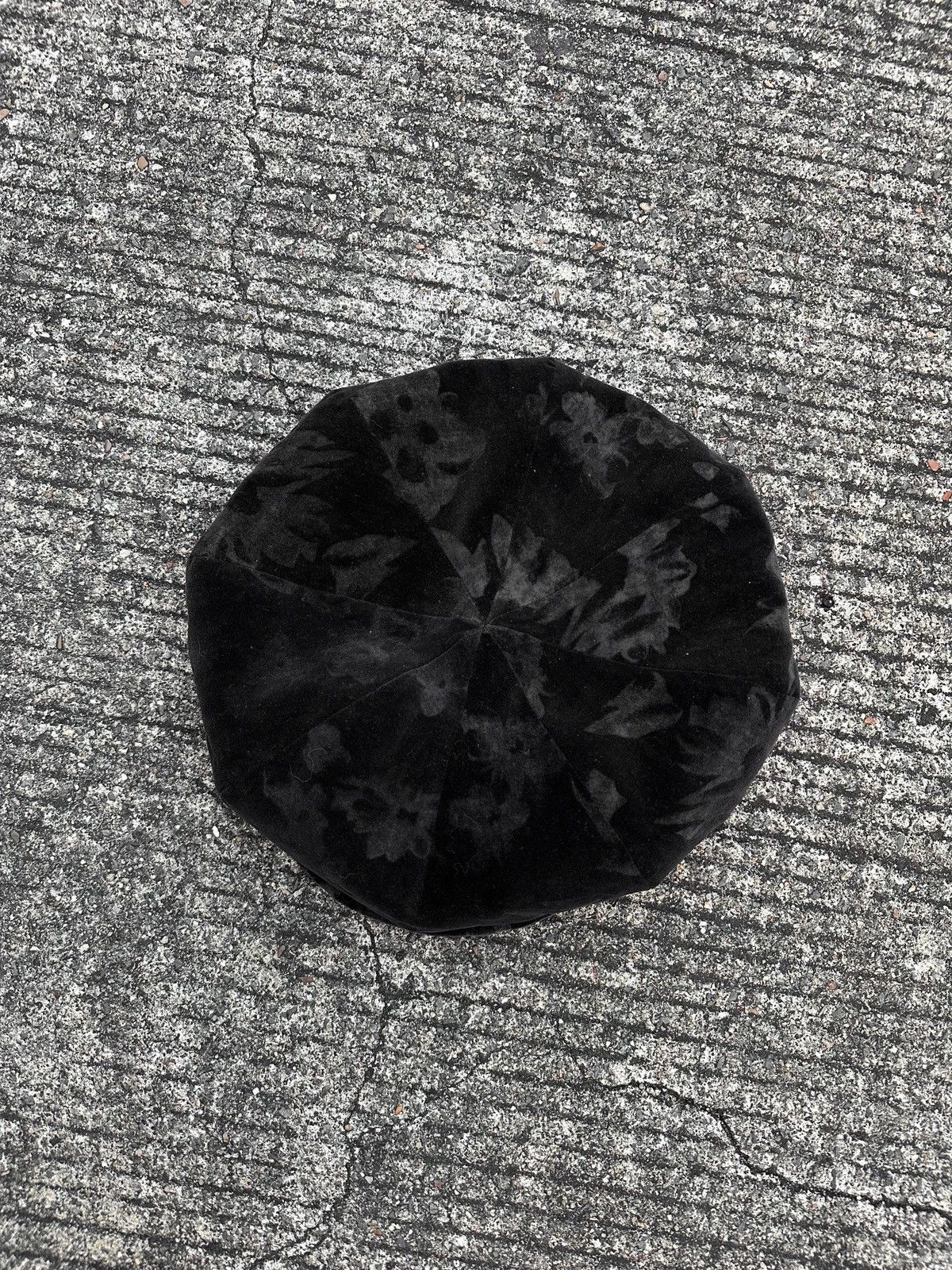 Yohji Yamamoto Yohji Yamamoto Pour Homme AW01 Runway Velvet Casquette Size ONE SIZE - 7 Thumbnail