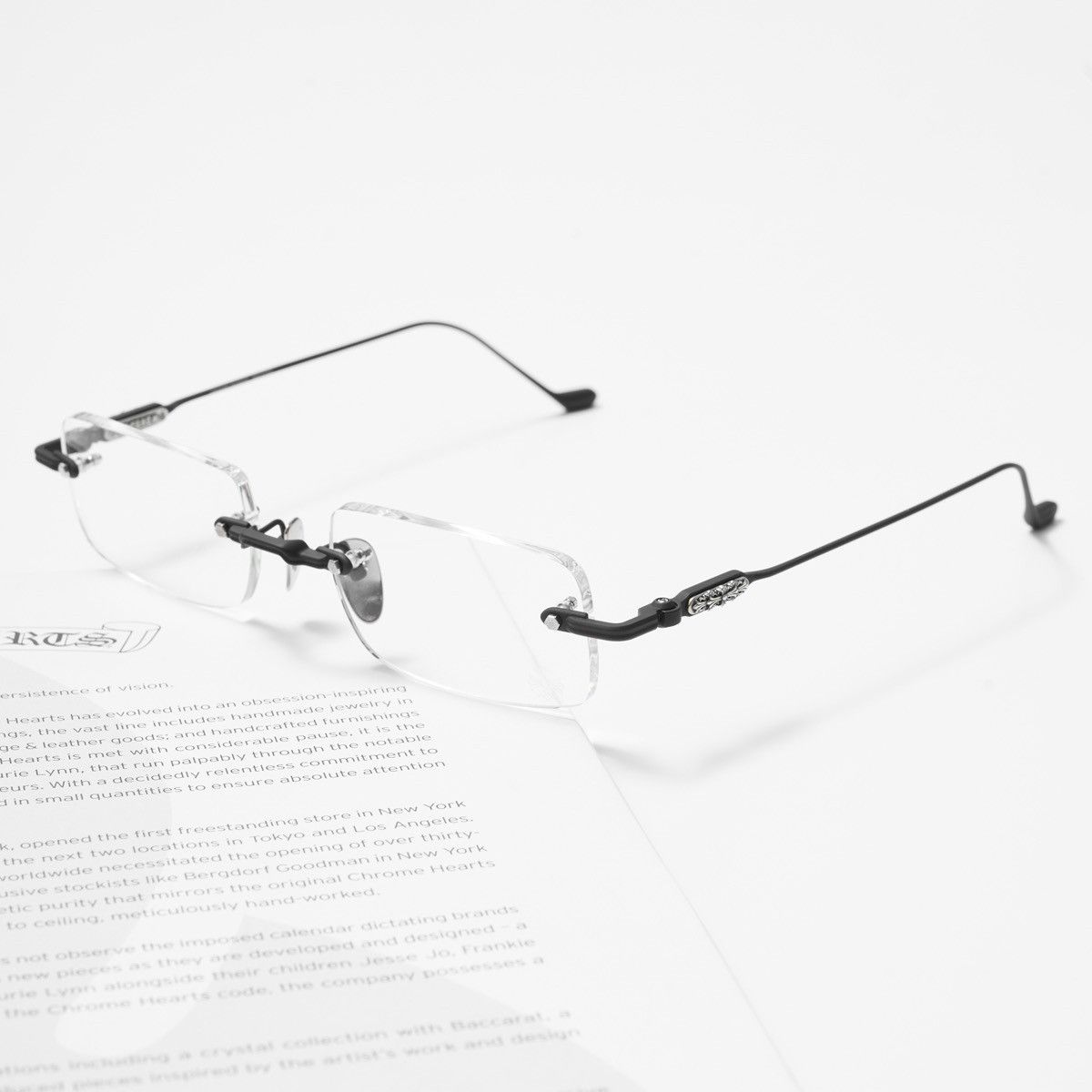 Chrome Hearts CHROME HEARTS SOFFFFFFFFERS II MATTE BLACK / SHINY SILVER Size ONE SIZE - 2 Thumbnail