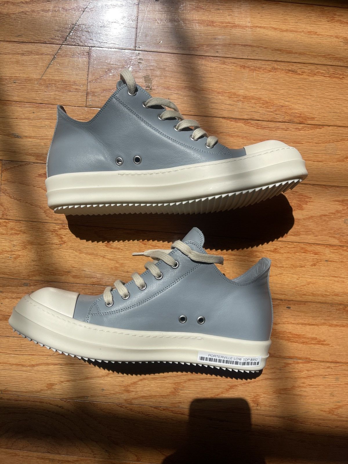 Rick Owens Rick Owens Porterville Low 'Pale Blue' Size US 9 / EU 42 - 2 Thumbnail