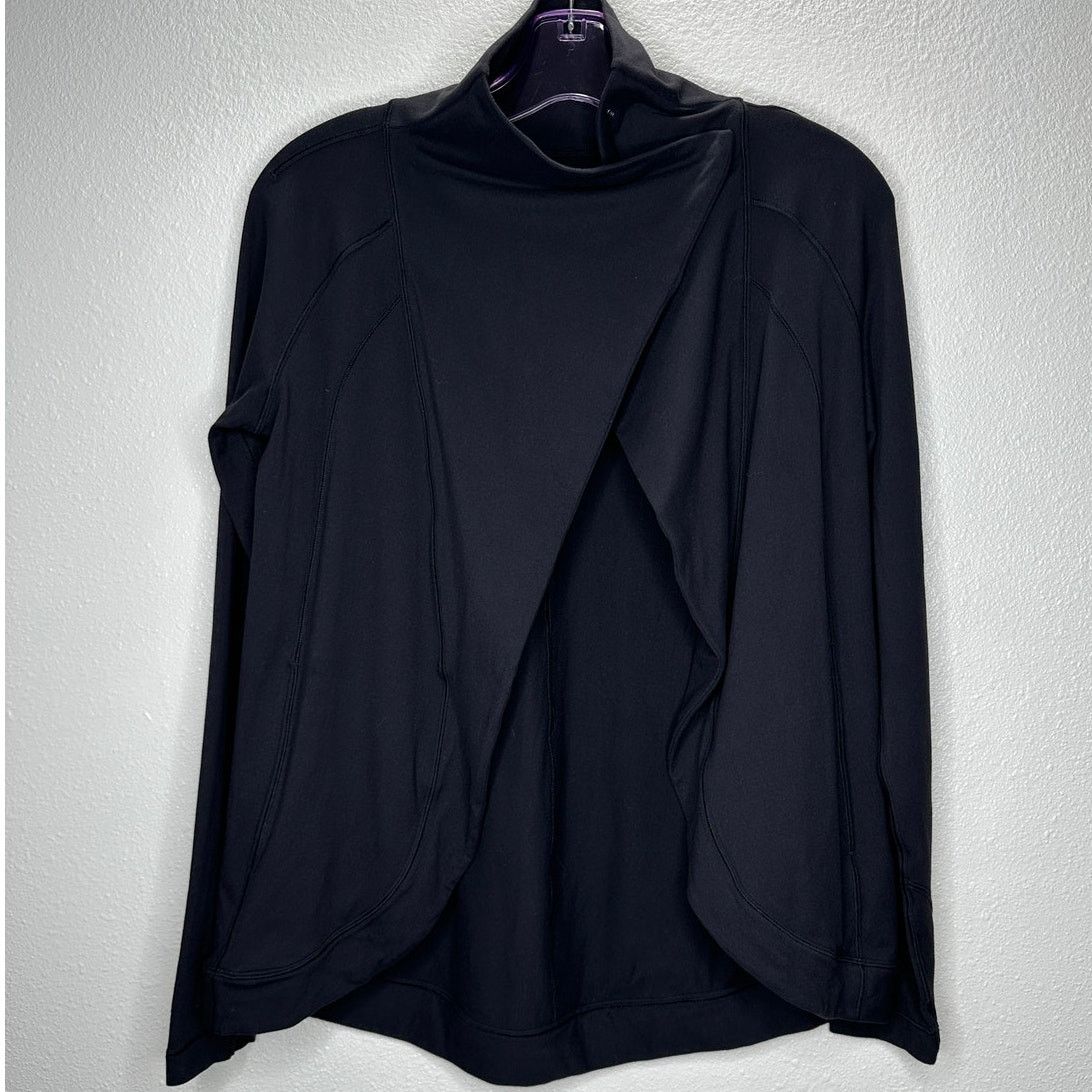 Lululemon Lululemon Black Cardigan Style Snap Neck Button Collar 4 Size S / US 4 / IT 40 - 4 Thumbnail
