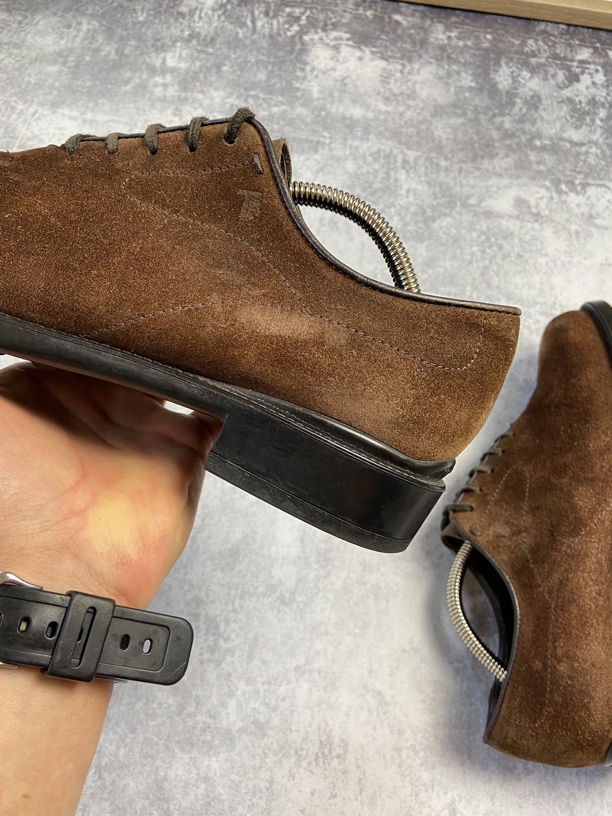 Tod’s 00s Vintage Y2K Leather Tom Ford Style Formal Shoes