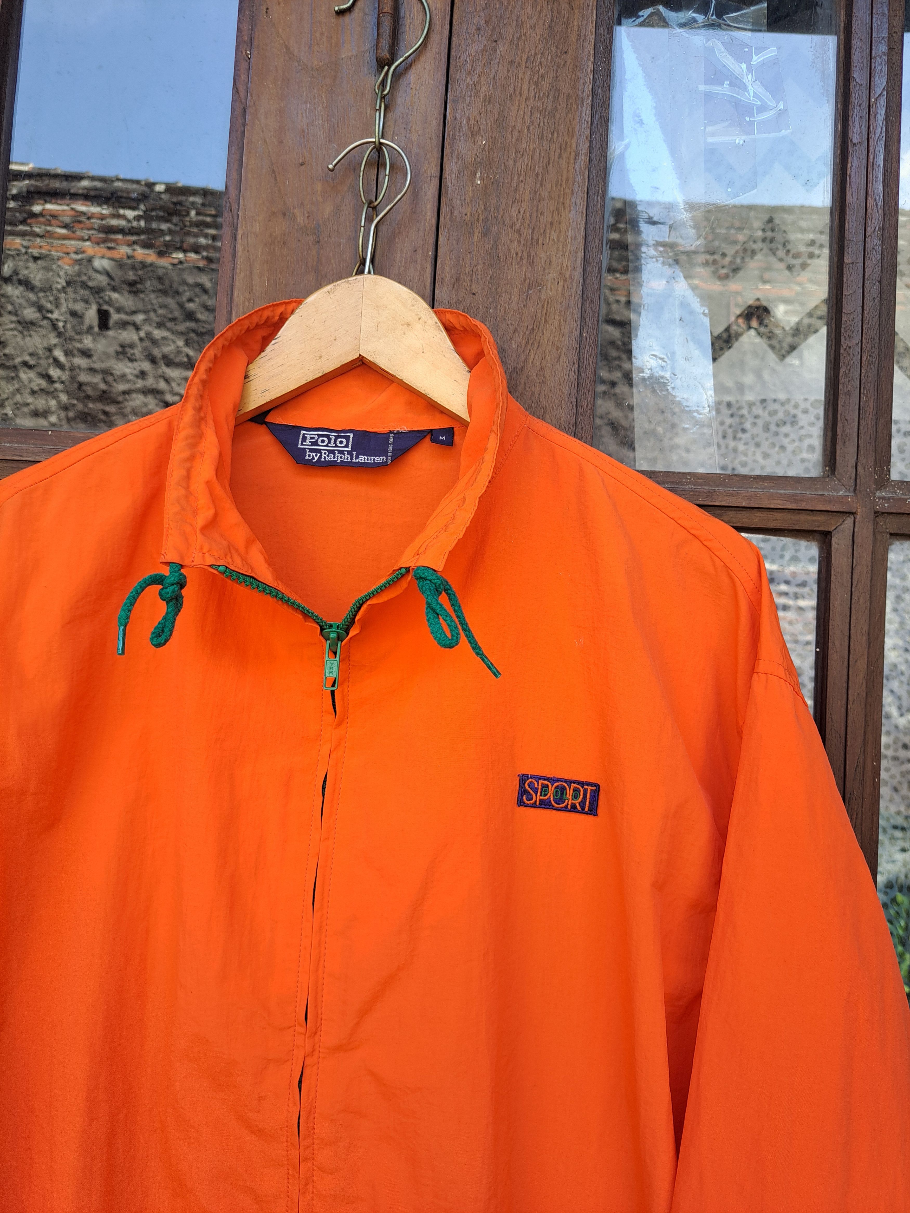 Polo Ralph Lauren Vintage 90s Polo Ralph Lauren Polo Sport Nylon Light Jacket Size US M / EU 48-50 / 2 - 2 Thumbnail