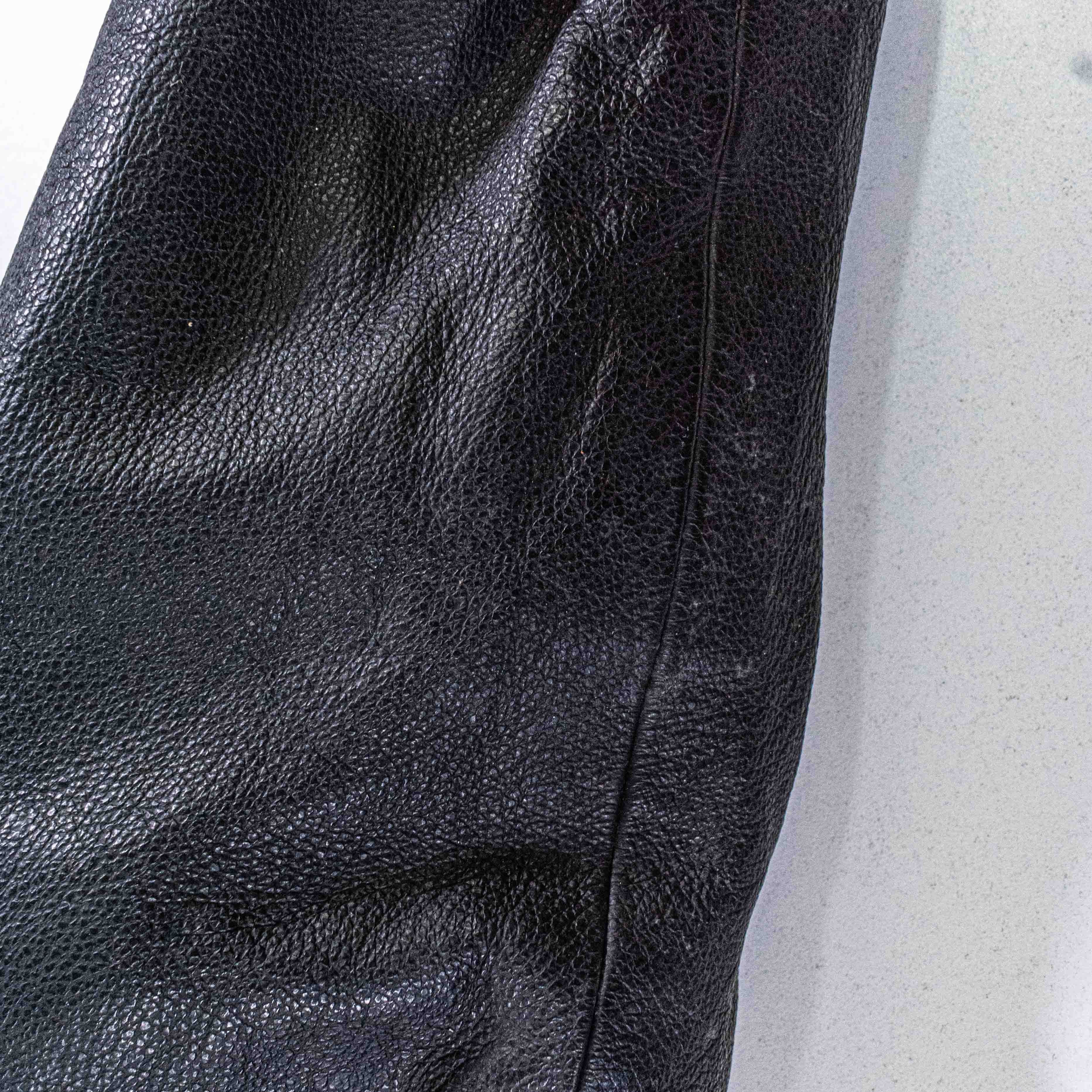 Excelled Excelled Germany Leather Bomber Jacket 90s World Cup Size US M / EU 48-50 / 2 - 17 Thumbnail