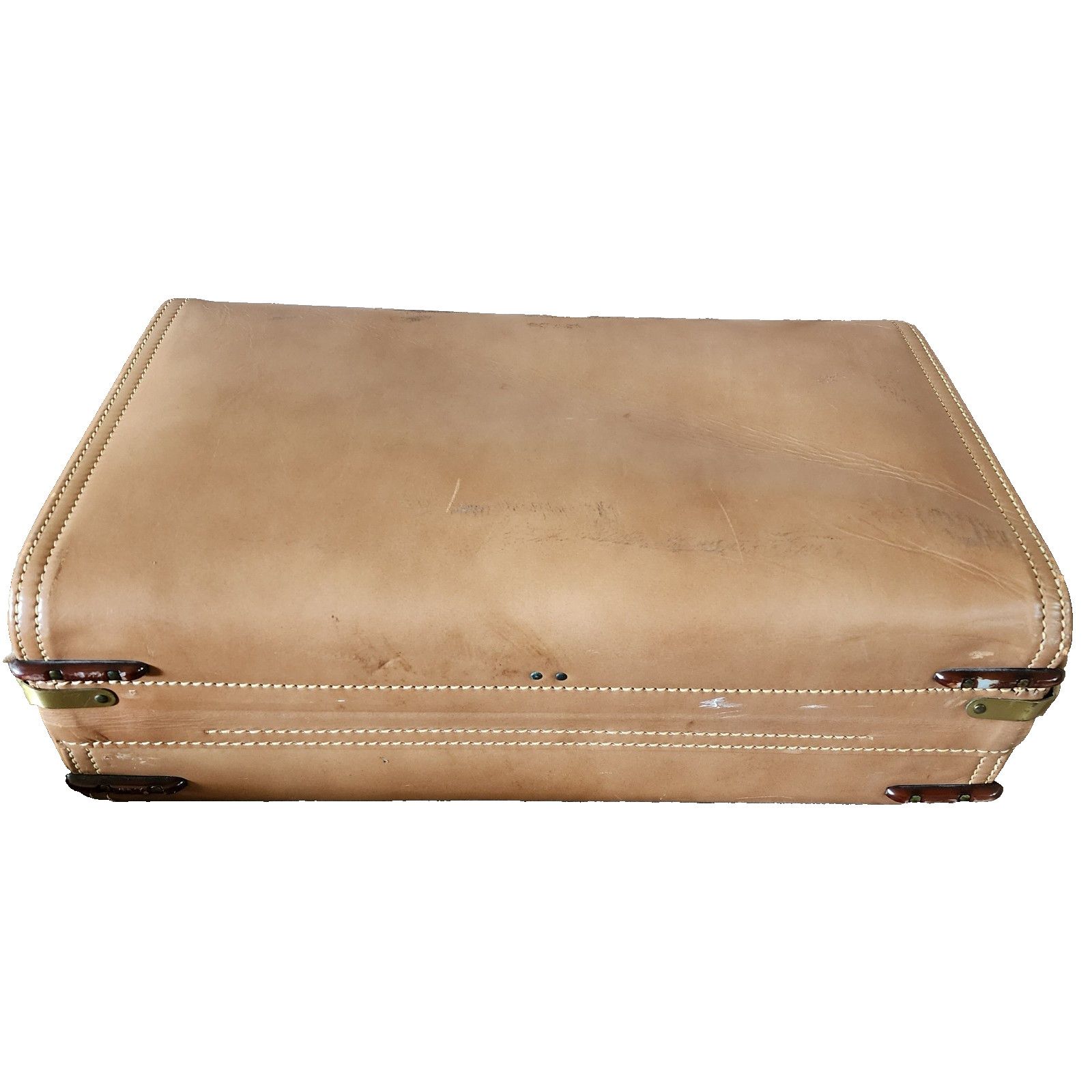 Hartmann Hartmann Knocabout Leather Suitcase - 21"x12"x"6 - Vintage Size ONE SIZE - 12 Thumbnail