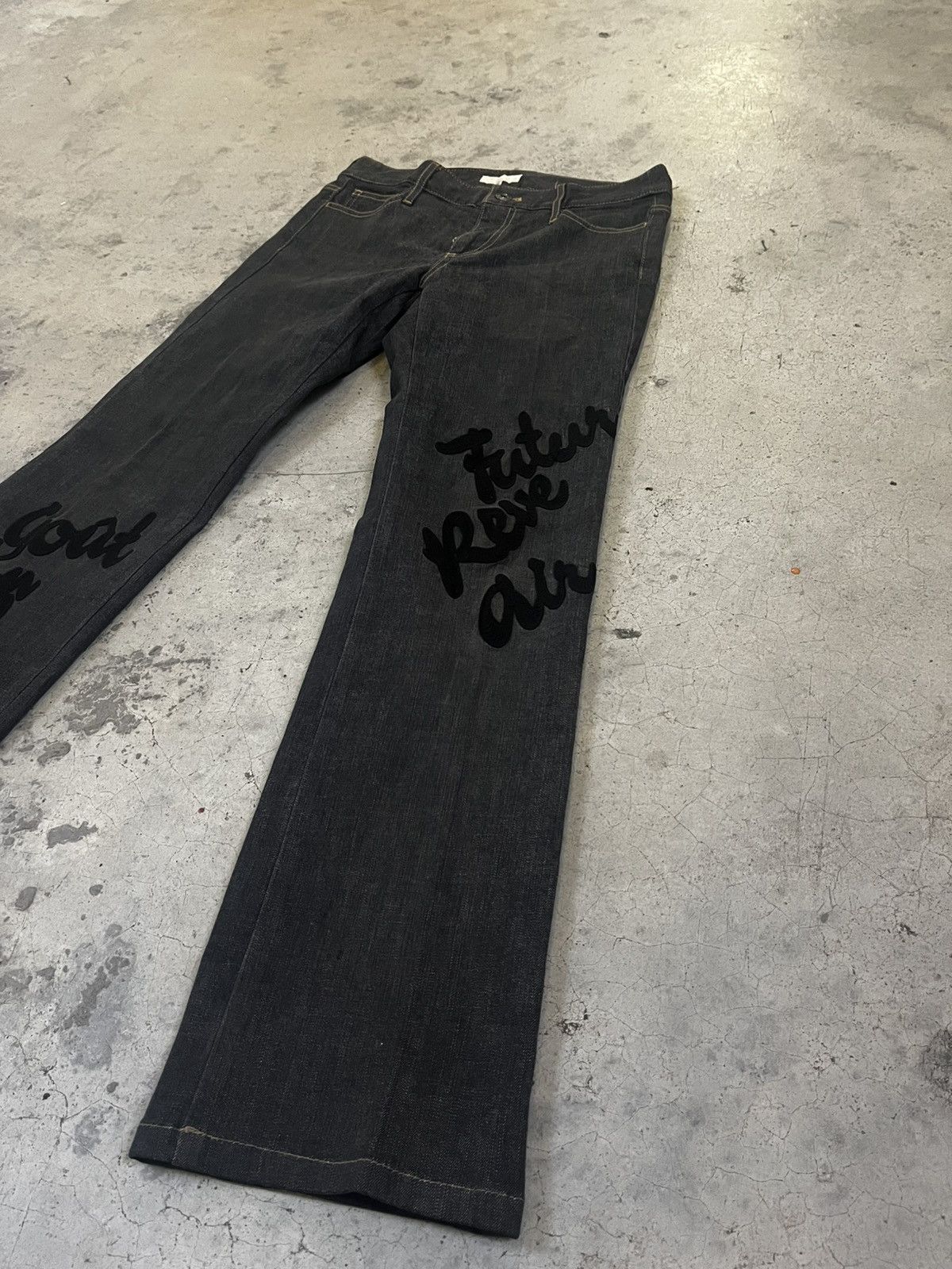 Japanese Brand "Fragile" Japan distressed jean Size US 30 / EU 46 - 3 Thumbnail