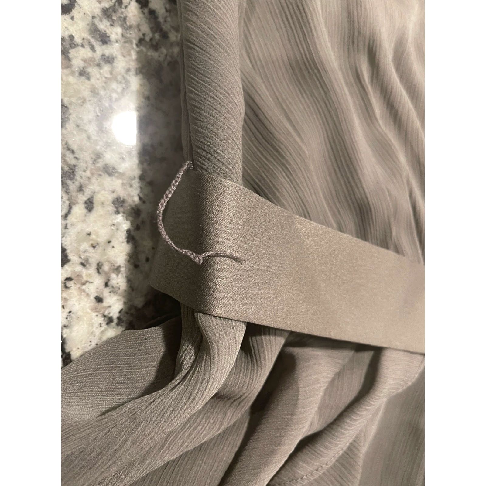 Vera Wang VERA WANG Bridesmaid Dress Gown Woman Sleeveless V-Neck Charcoal Gray Long Formal Cocktail 0 Size 0 Regular Polyester Size XS / US 0-2 / IT 36-38 - 6 Thumbnail