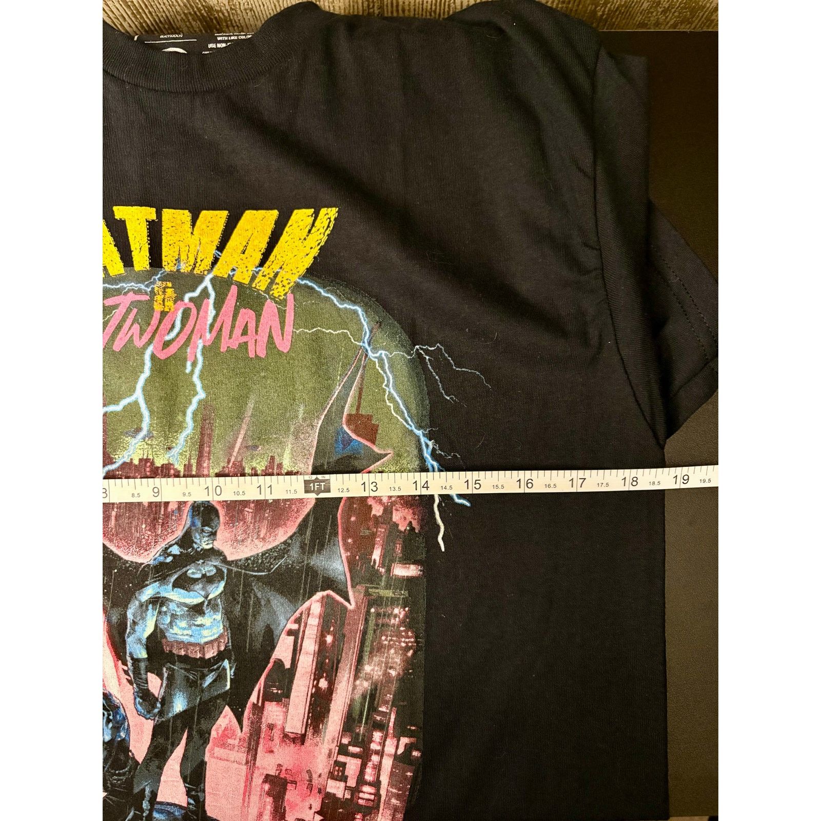 Civil Regime NEW Sz. M - Men's Civil LA Batman & Catwoman Tee (Blk) Size US M / EU 48-50 / 2 - 5 Thumbnail