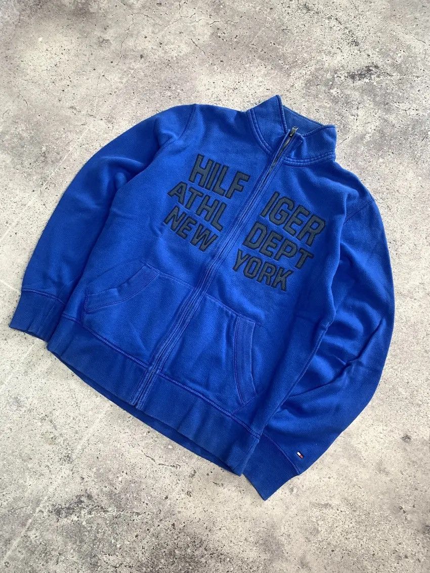 Tommy Hilfiger × Vintage Vintage Zip Hoodie Tommy Hilfiger faded Y2K sk8 style Size US M / EU 48-50 / 2 - 5 Thumbnail