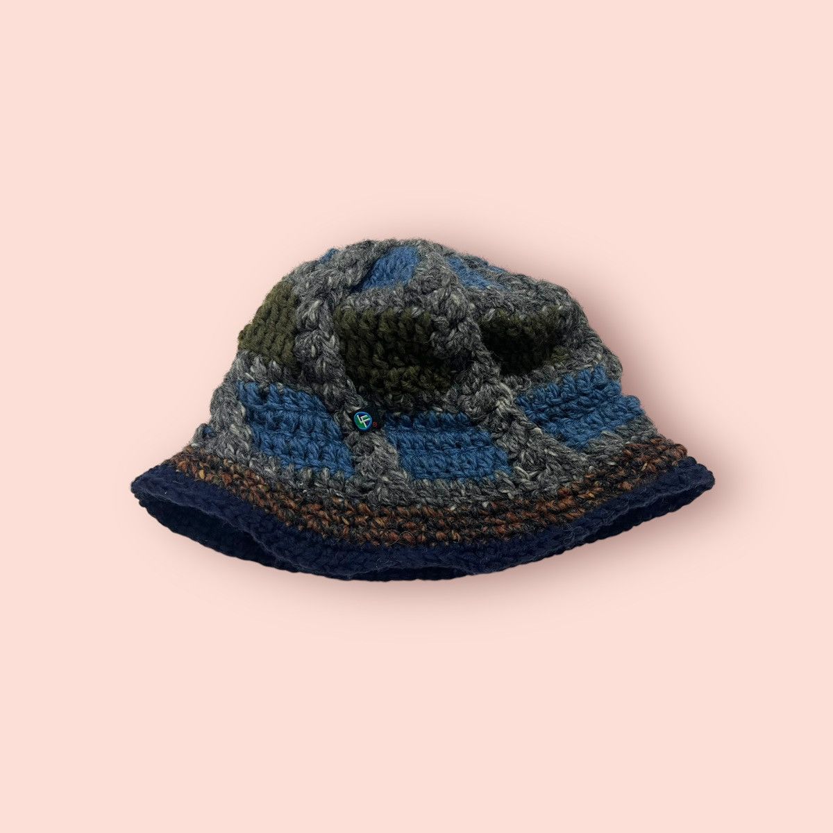 14th Addiction × Japanese Brand × Vintage VINTAGE LIGA FELIZ JAPAN CROCHET KNITTED BUCKET HAT Size ONE SIZE - 23 Thumbnail