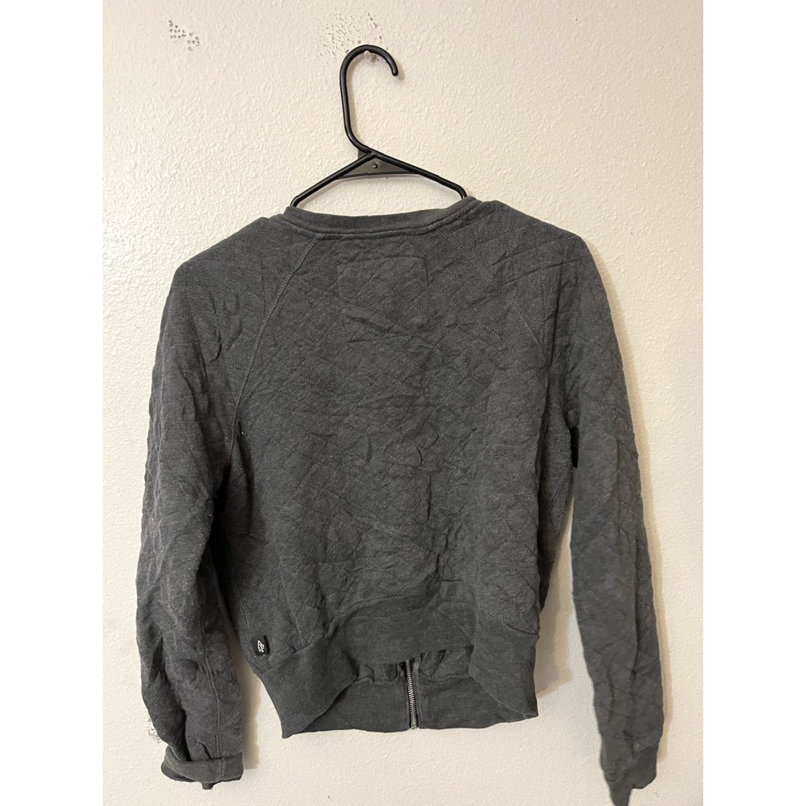 Abercrombie & Fitch Abercrombie & Fitch Bomber Jacket Quilted Black Nylon Women M Medium Shirt? Size M / US 6-8 / IT 42-44 - 2 Thumbnail