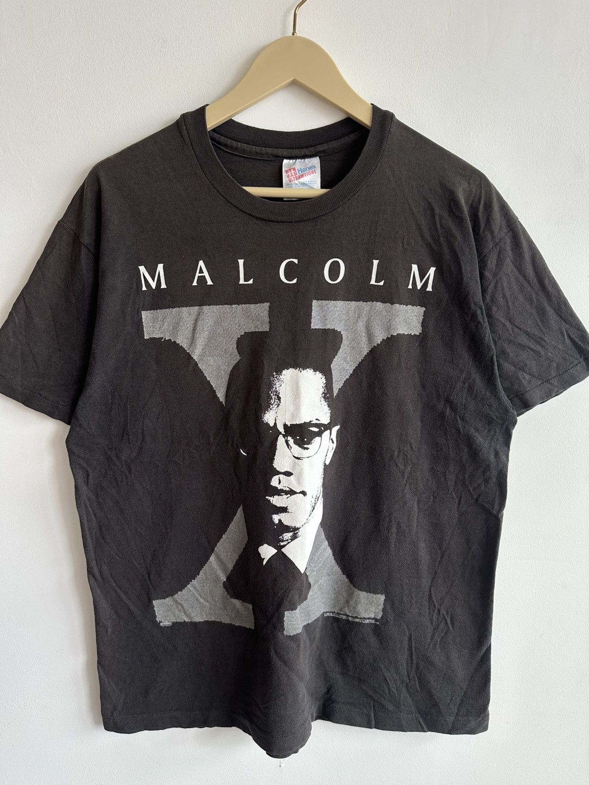 Rap Tees Vintage 90’s Malcom X Big Face Rap Tees USA Size US L / EU 52-54 / 3 - 1 Thumbnail