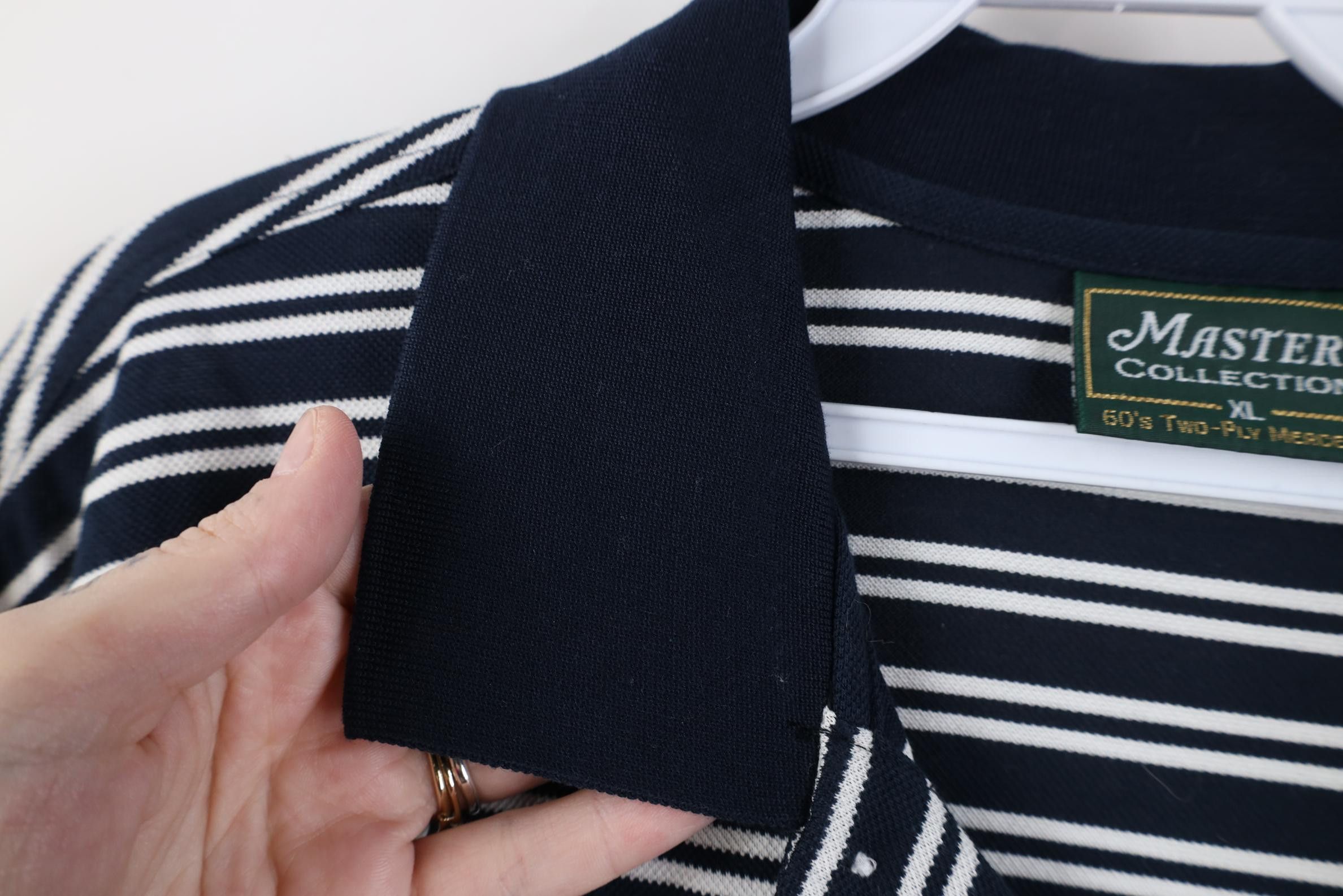 Vintage Vintage 90s Y2K The Masters Augusta Golf Polo Shirt Blue Size US XL / EU 56 / 4 - 9 Thumbnail