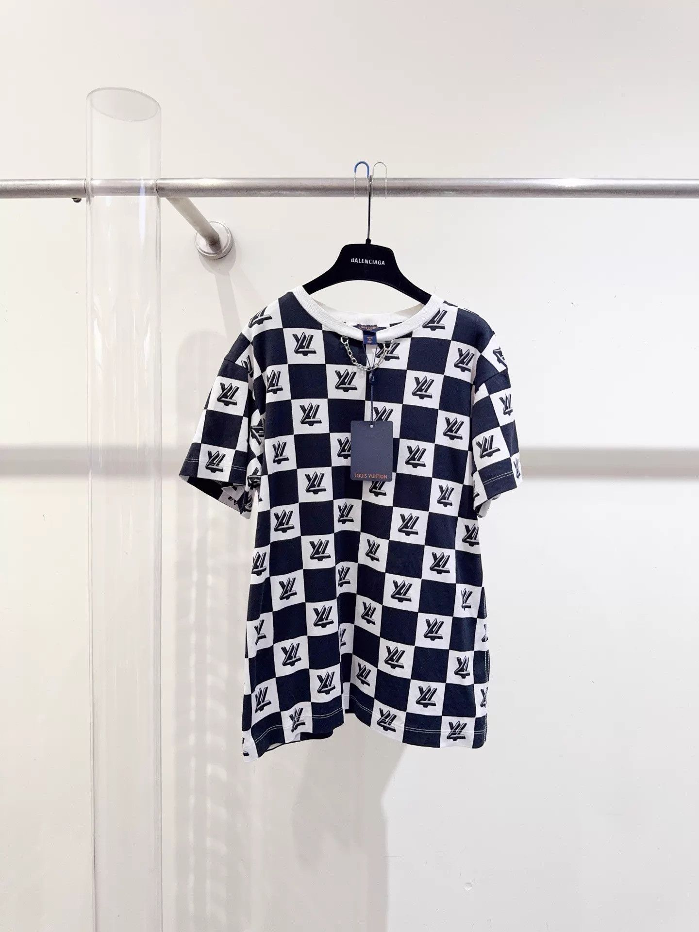 Louis Vuitton Lv Damier Check Short Sleeve T-Shirt M NWT Size M / US 6-8 / IT 42-44 - 1 Thumbnail