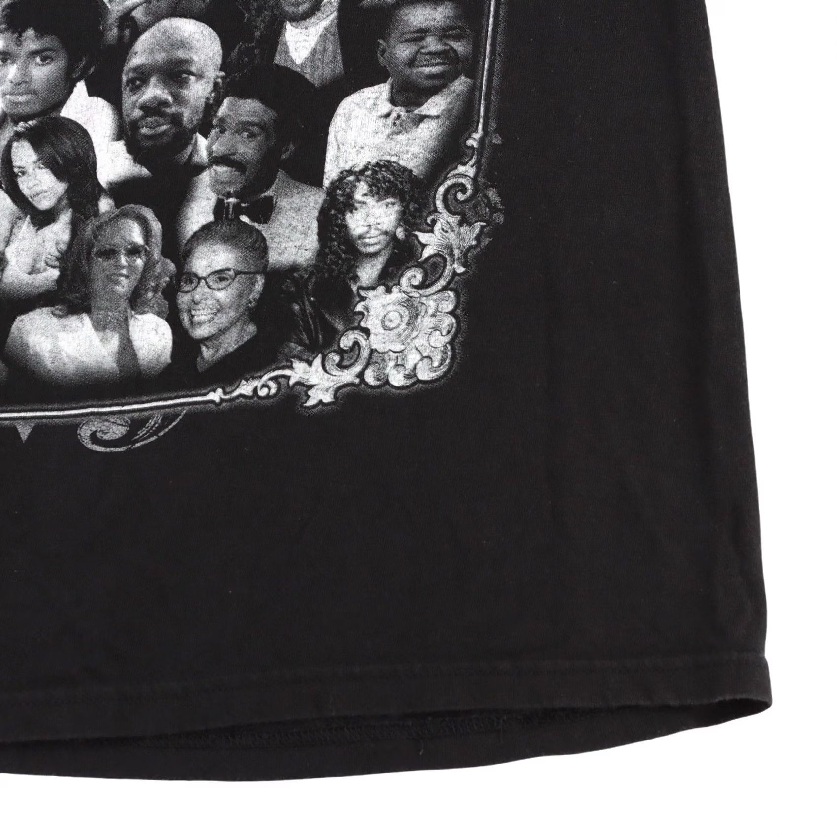 Vintage In memory Of Gone But Not Forgotten Tupac Whitney Rick James T-Shirt Large Black Mens Size L Size US L / EU 52-54 / 3 - 5 Thumbnail