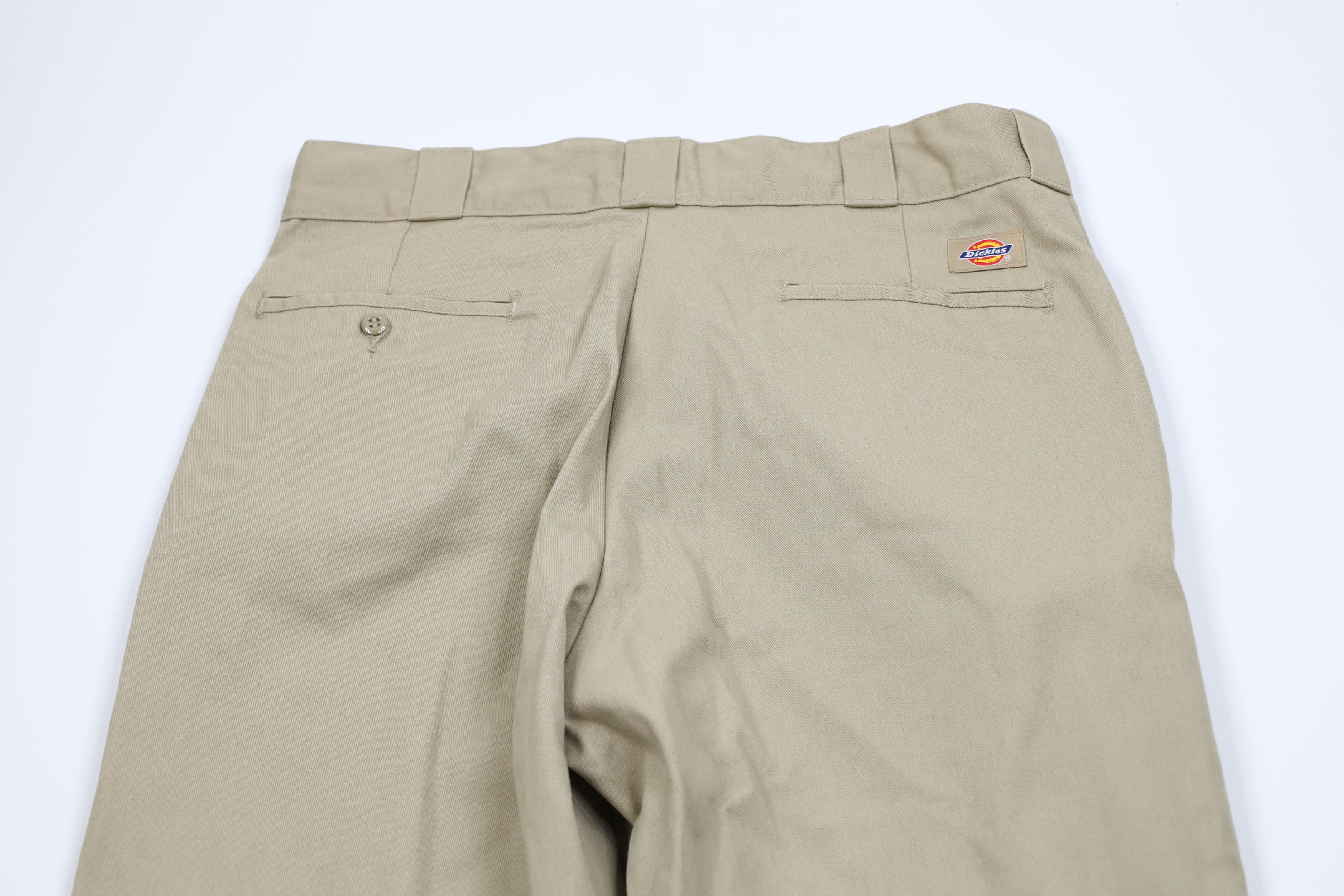 Dickies Vintage Y2K Dickies Original Wide Leg Workwear Pants Beige Size US 34 / EU 50 - 8 Thumbnail