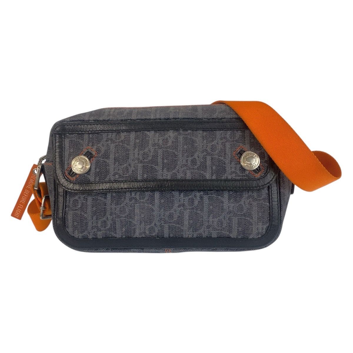 Dior Dior Dior Trotter Flight Line Canvas Shoulder Bag Textile Shoulder Bag DUTY FREE for USA Size ONE SIZE - 1 Thumbnail