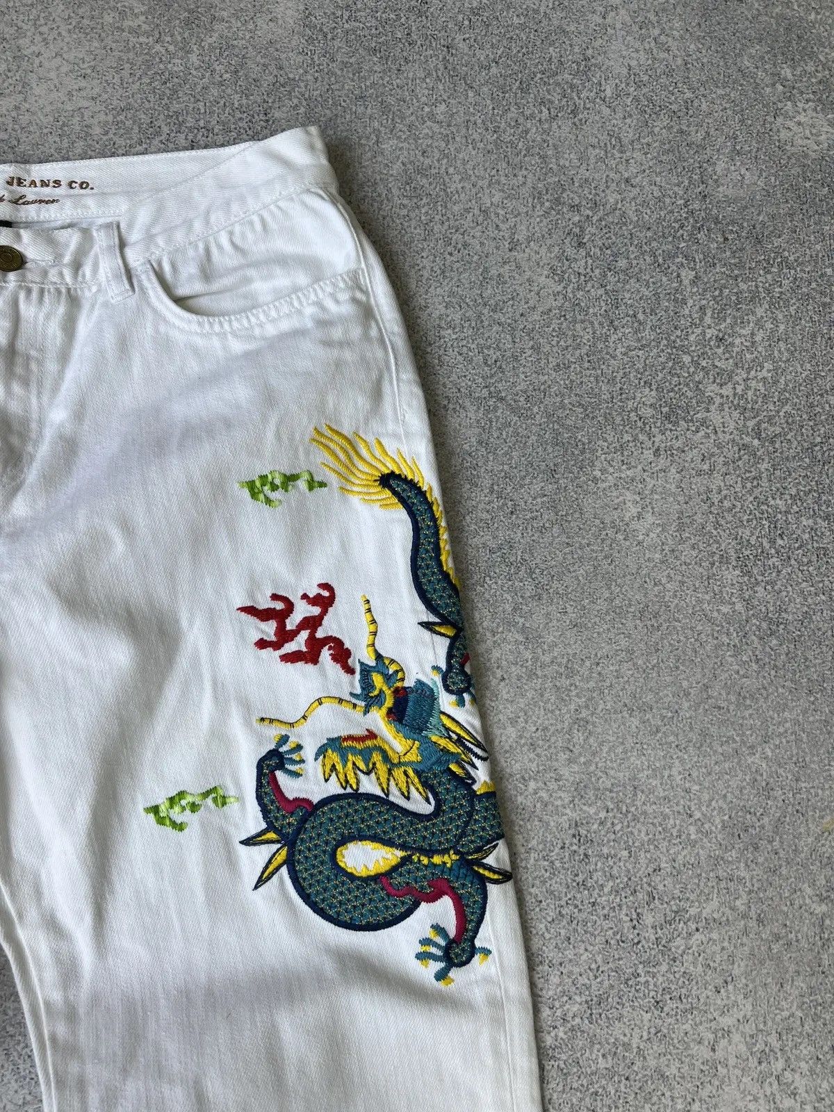 Polo Ralph Lauren × Ralph Lauren × Vintage Vintage Ralph Lauren Women’s Chinese Dragon pants Size 26" / US 2 / IT 38 - 5 Thumbnail