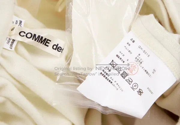 Comme des Garcons Comme Des Garcons size S Beige Retro Deformed Skirt Size 23" - 9 Thumbnail