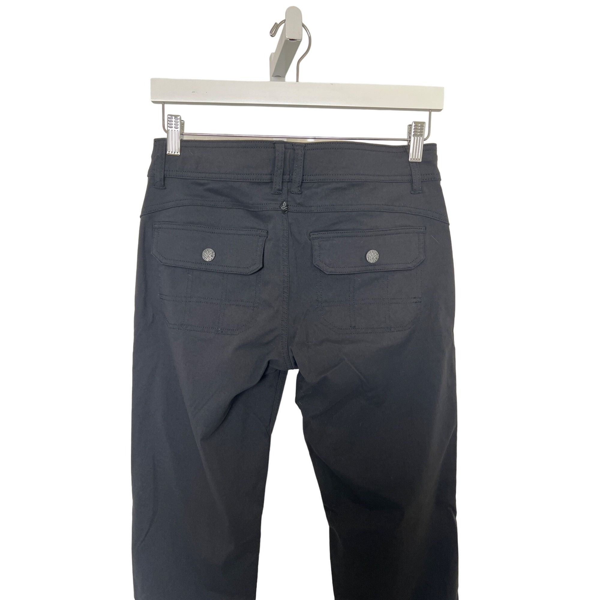 Prana Prana Hiking Pants Black With Pockets & Roll-Up Legs Size 27" / US 4 / IT 40 - 4 Thumbnail