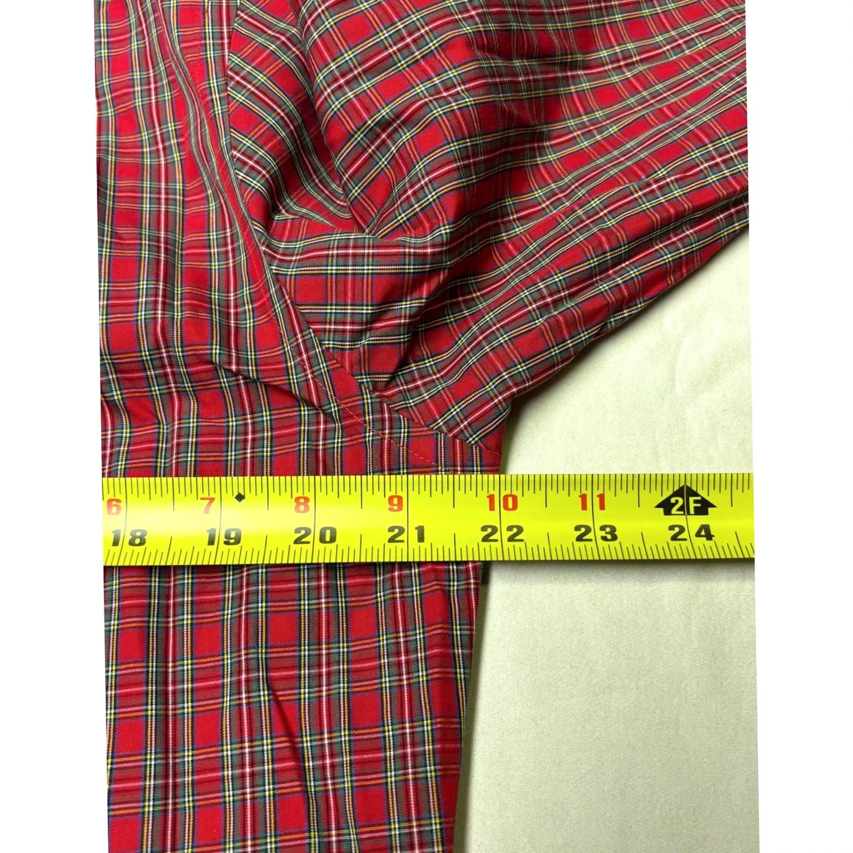Brooks Brothers Brooks Brothers 346 Mens Slim Fit Non-Iron Red Plaid Button Down Shirt Medium Size US M / EU 48-50 / 2 - 7 Thumbnail