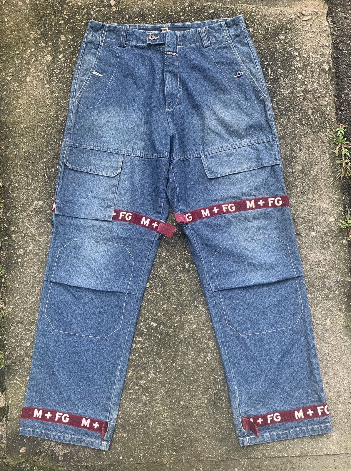 Marithe + Francois Girbaud Le Jean De Marithe Francois Girbaud Reconstructed Pant Size US 35 - 22 Thumbnail