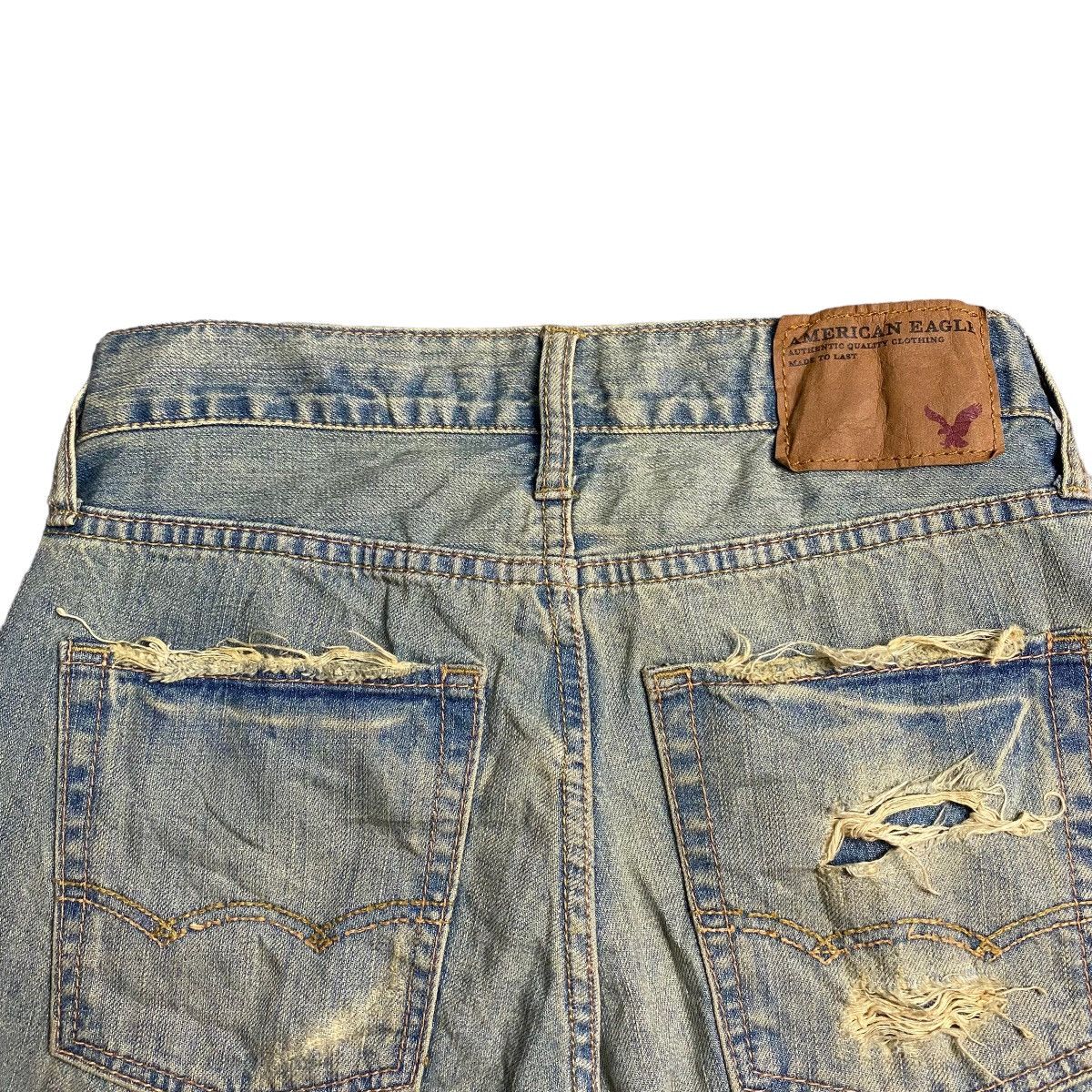 20471120 × American Eagle Outfitters American Eagle Vintage Mudmax Distressed Jeans Size US 29 - 5 Thumbnail