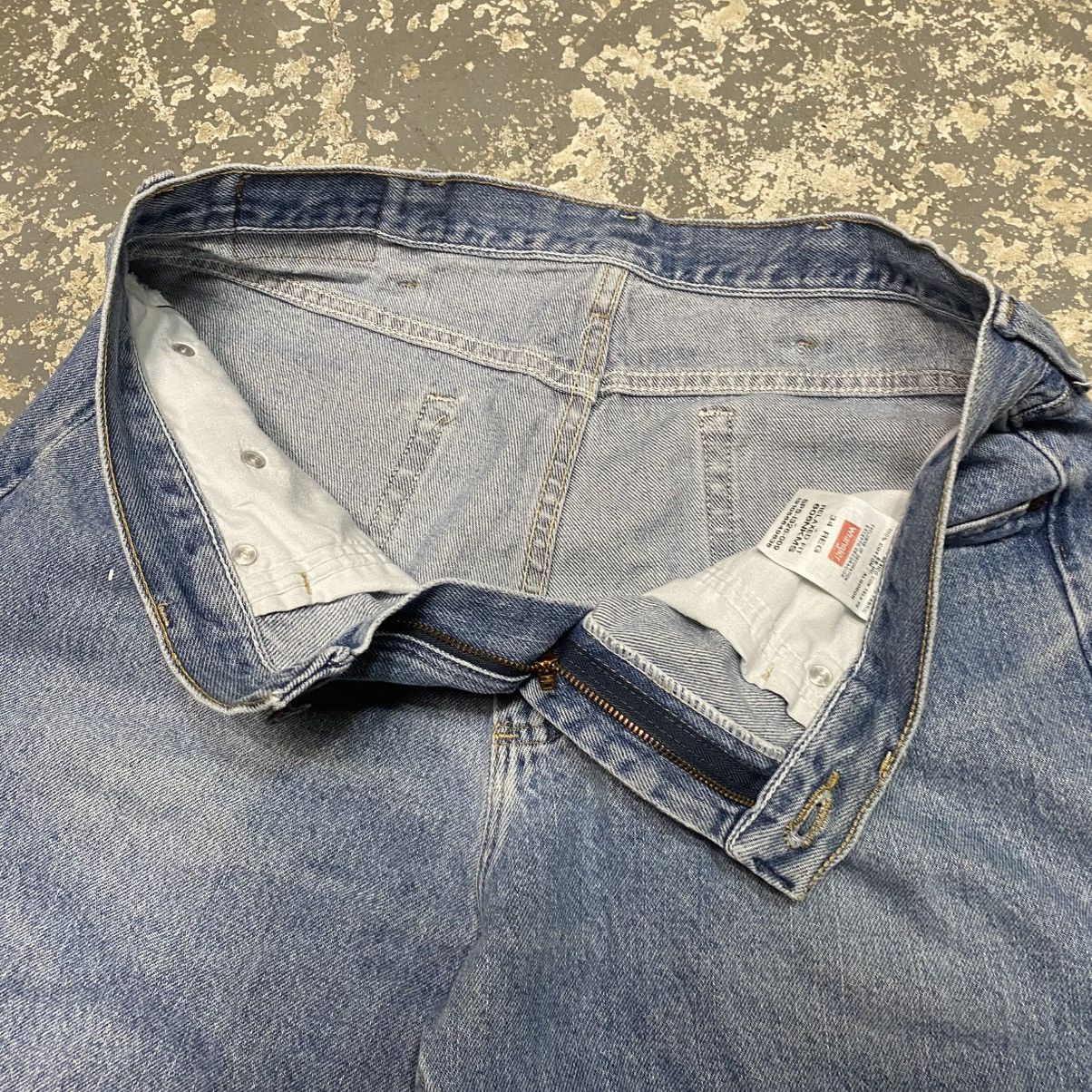 Other Vintage Wrangler Light Wash Y2K Baggy Shorts Jorts Size US 34 / EU 50 - 10 Thumbnail