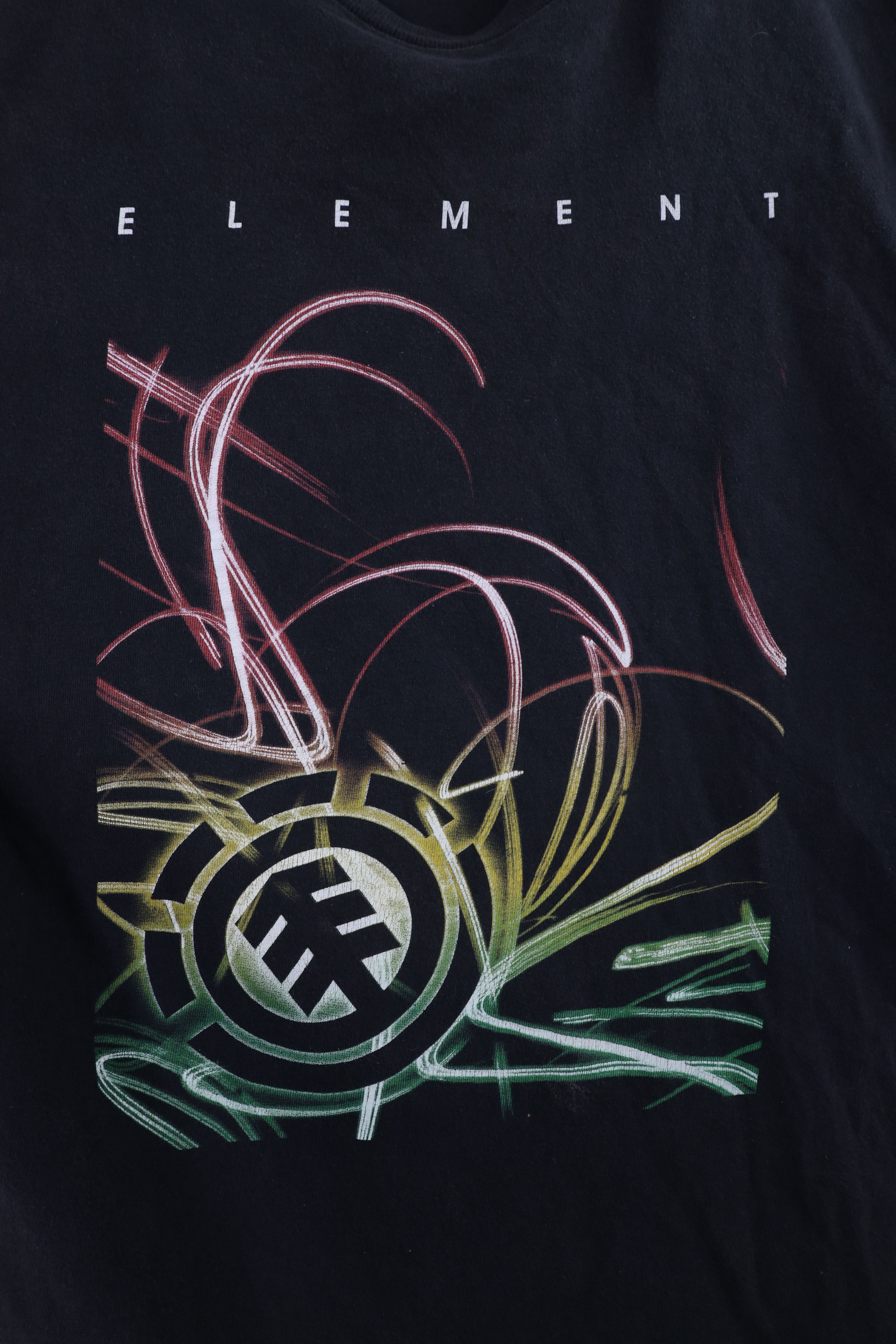 Element × Vintage Vintage Element Skateboards Spell Out Rainbow Lights T-Shirt Size US M / EU 48-50 / 2 - 5 Thumbnail