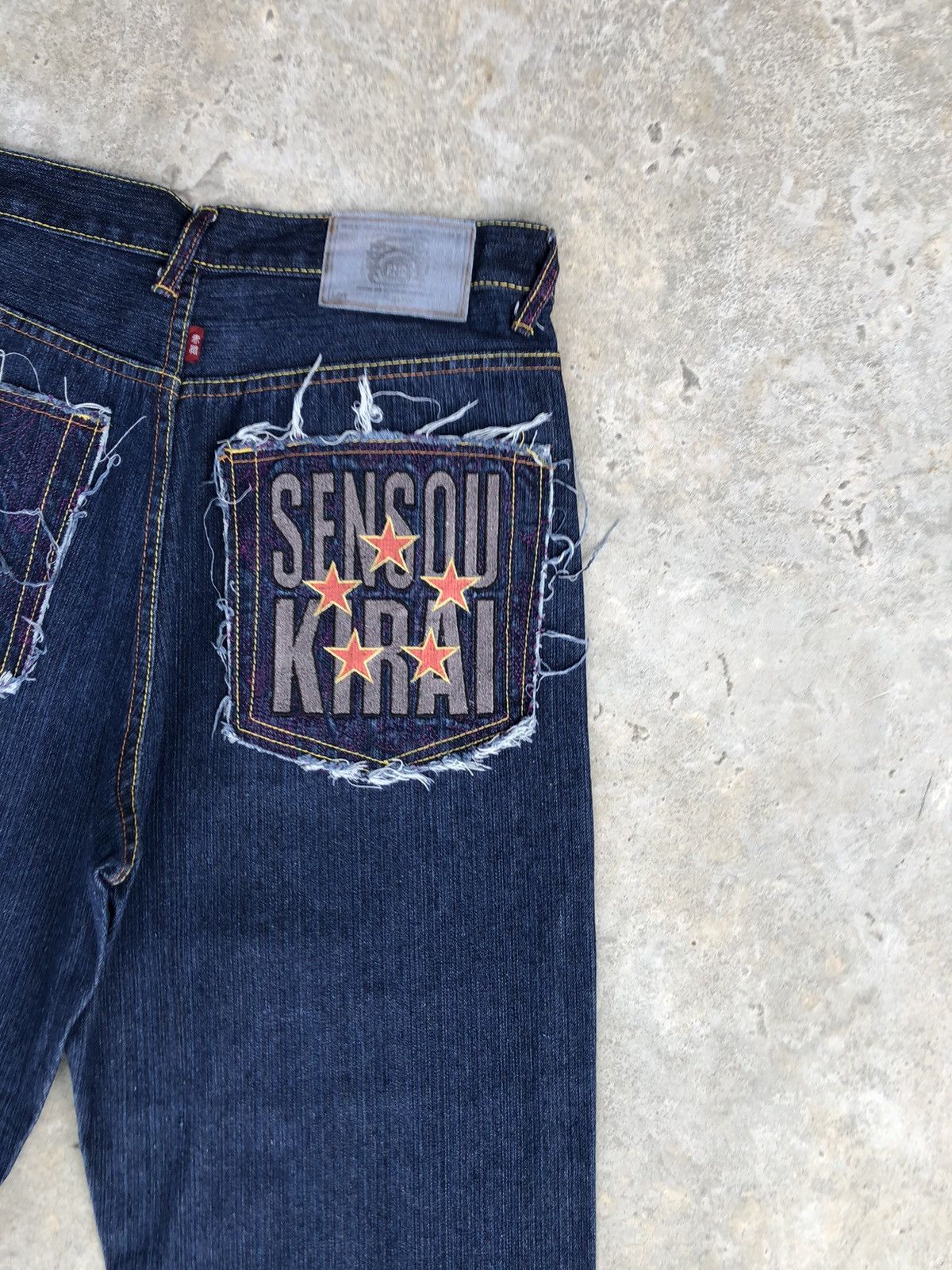 RMC Jeans Red Monkey Company Embroidered Jeans Baggy Jeans Hip Hop Size US 32 / EU 48 - 10 Thumbnail