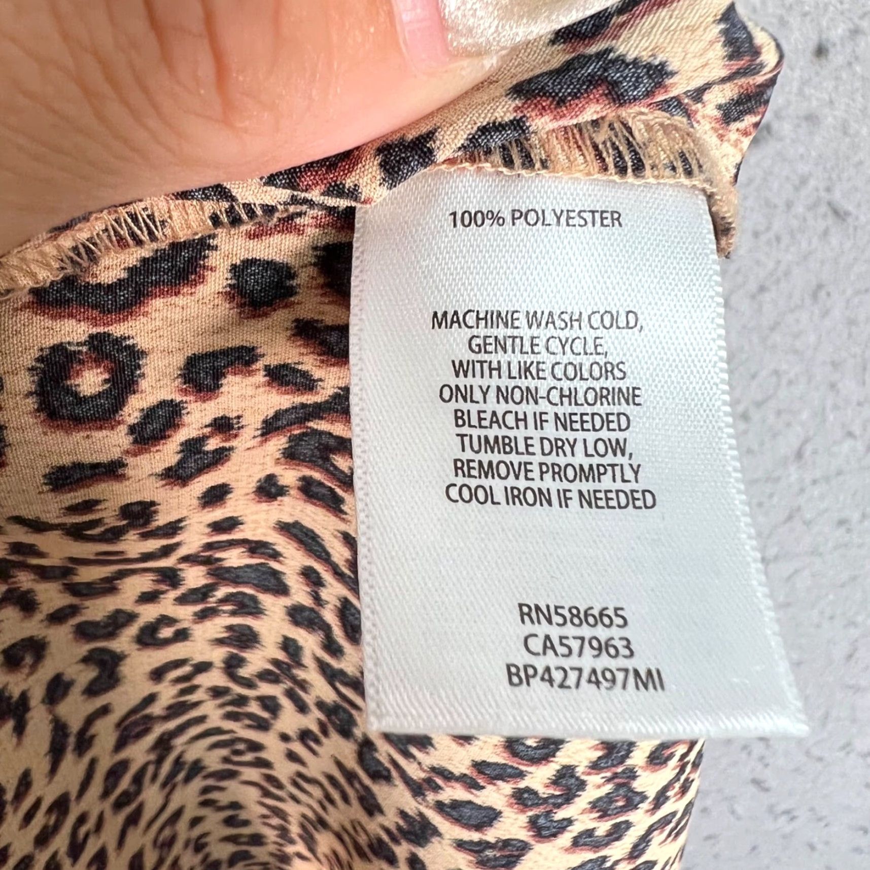 Vintage BP Leopard Print Sleeveless Mini Dress Womens Size S Polyester 100% Size S / US 4 / IT 40 - 4 Thumbnail